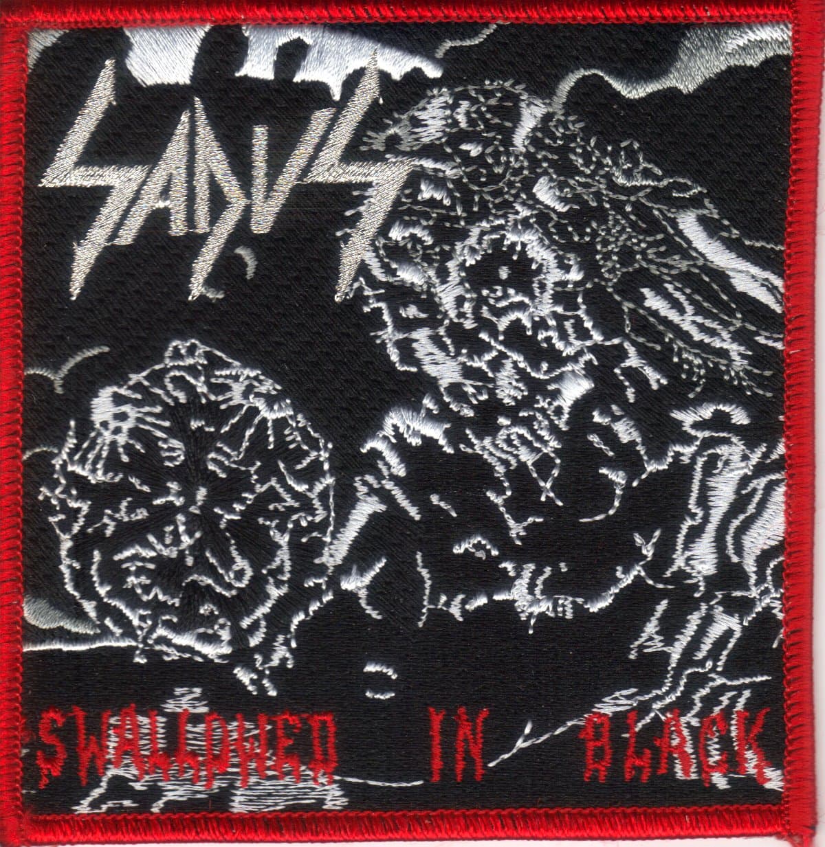 Sadus-Swallowed in Black-Embroidered Patch