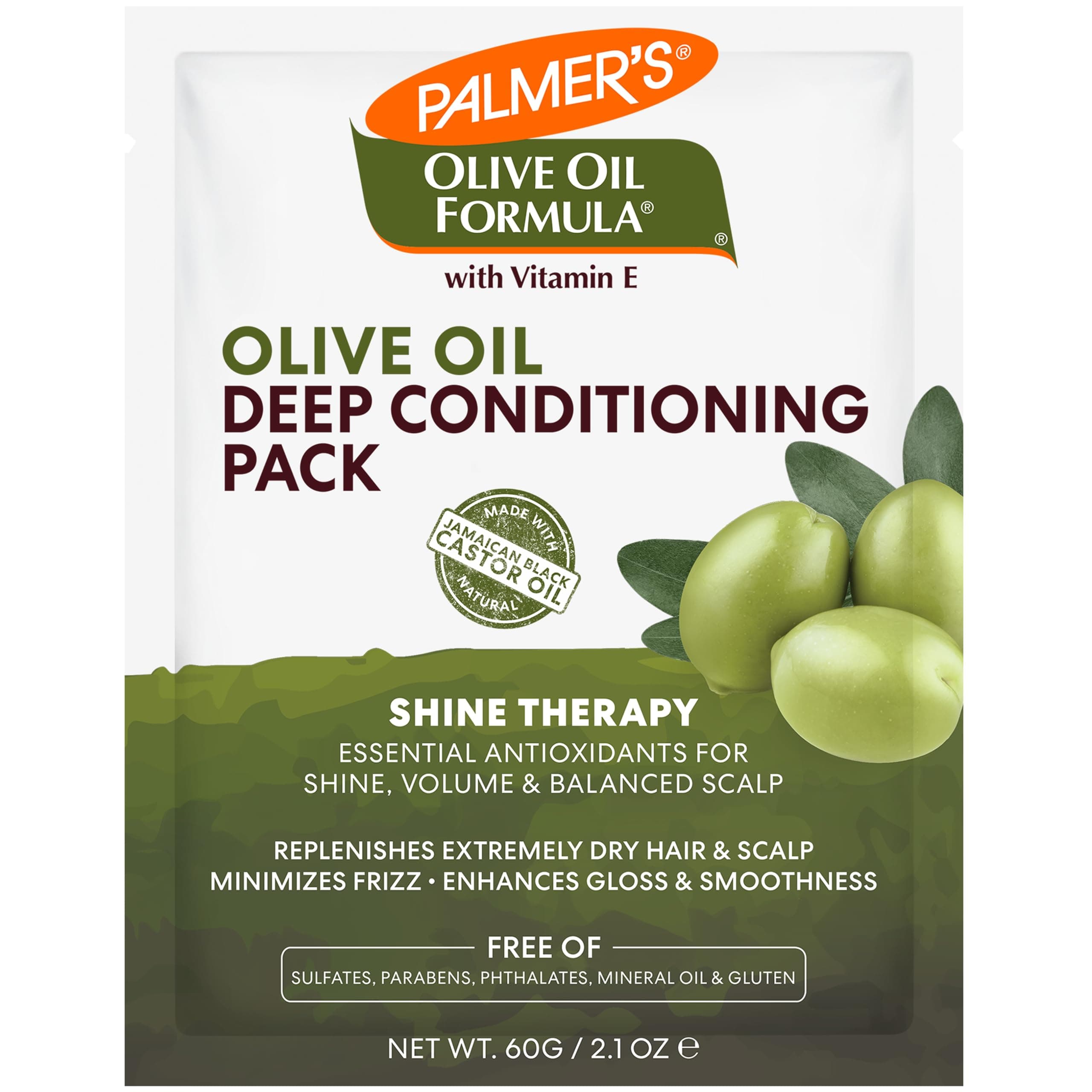 Olive Oil Formula Deep Conditioning Pack, 60 Gram