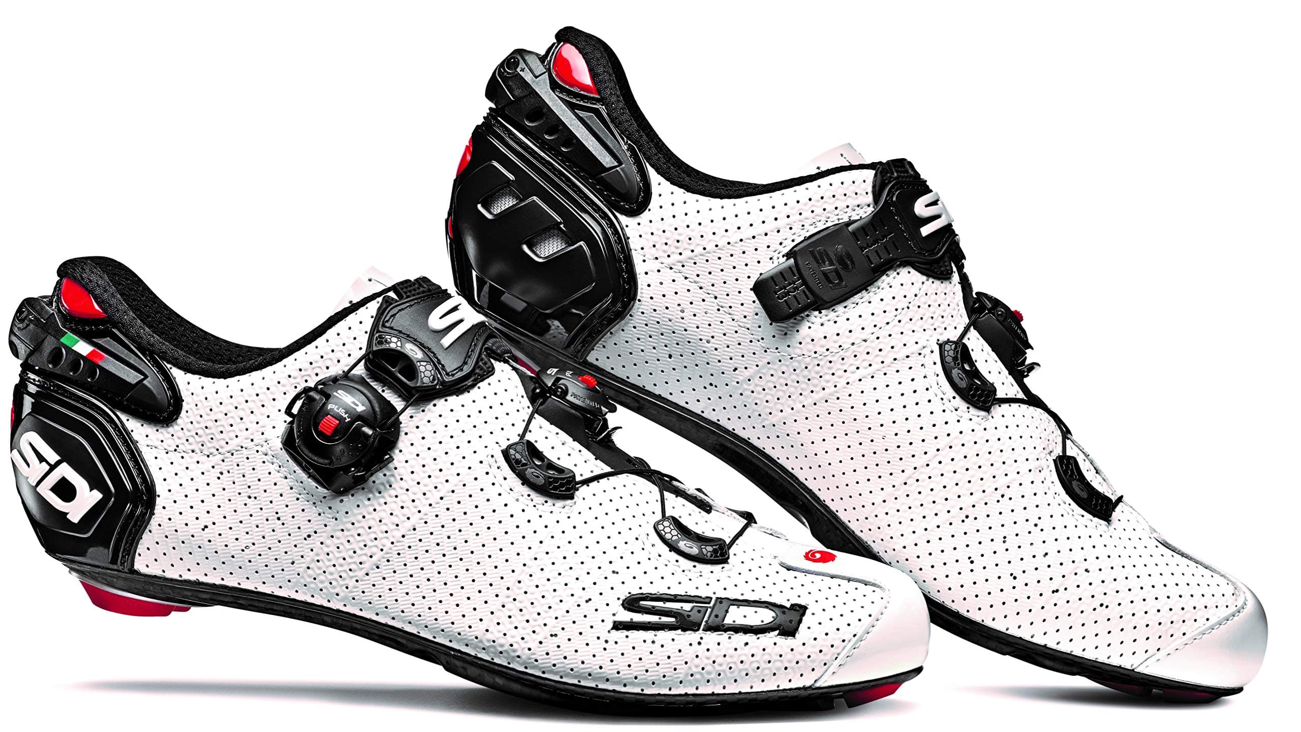 SidiWire 2 Air Vent Carbon Road Cycling Shoes (43.0, White/Black)