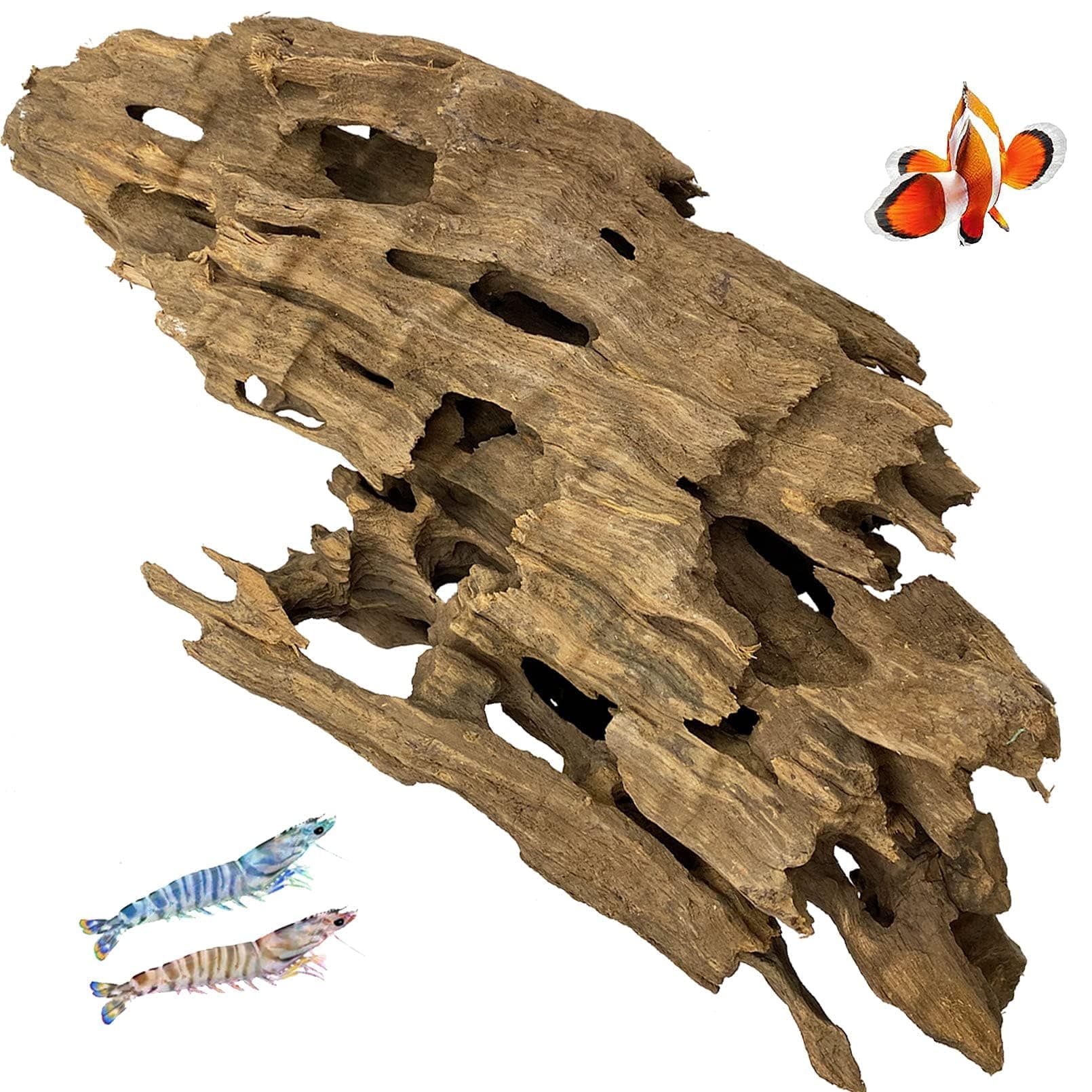 kathson Aquarium Large Driftwood Natural Wood Assorted Branches Fish Tank Driftwood Decoration Reptiles Habitat Wood Decor