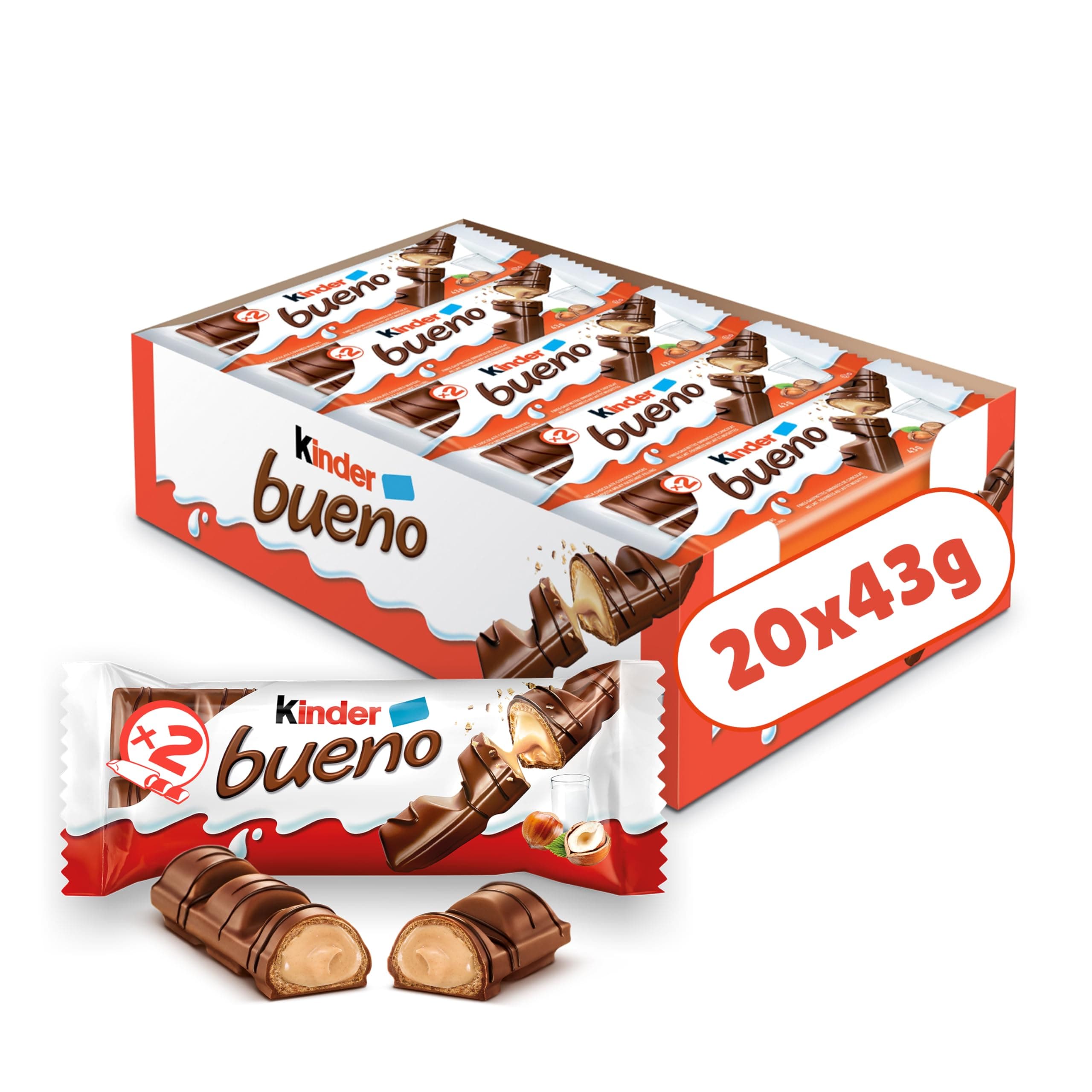 Kinder Bueno 20pk (43g per pack)