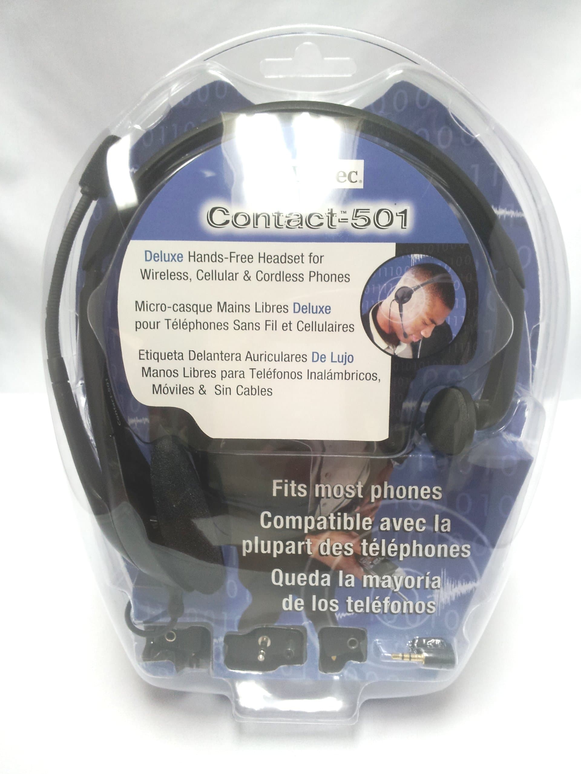 Axis-501 Deluxe Mono Headset with Boom Microphone