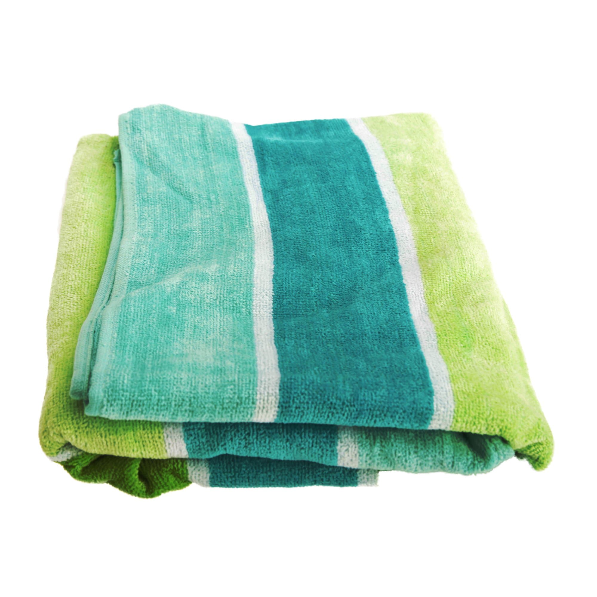 Downland Bedding Company Striped Cotton Beach Towel (One Size) (Marbella)