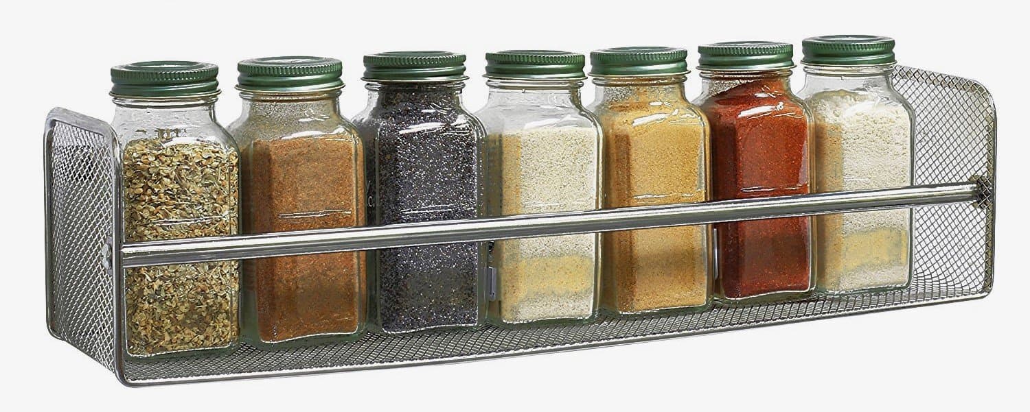 EOAN Bathroom Kitchen Storage Corner Stainless Steel Wall Shelf (Number of Shelves - 1, Silver)