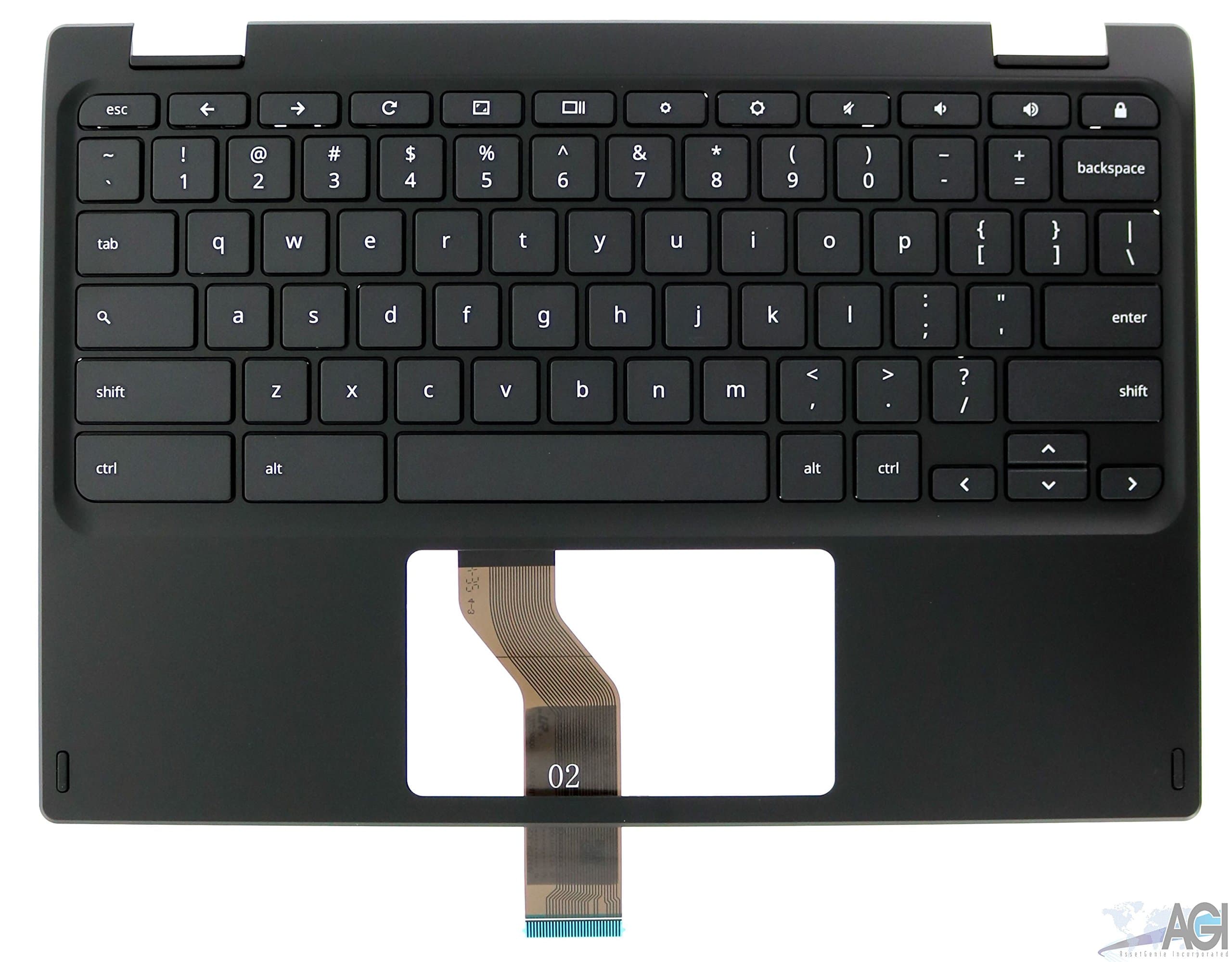 Palmrest with Keyboard 6B.G55N7.016 Compatible with Acer C738T Chromebook