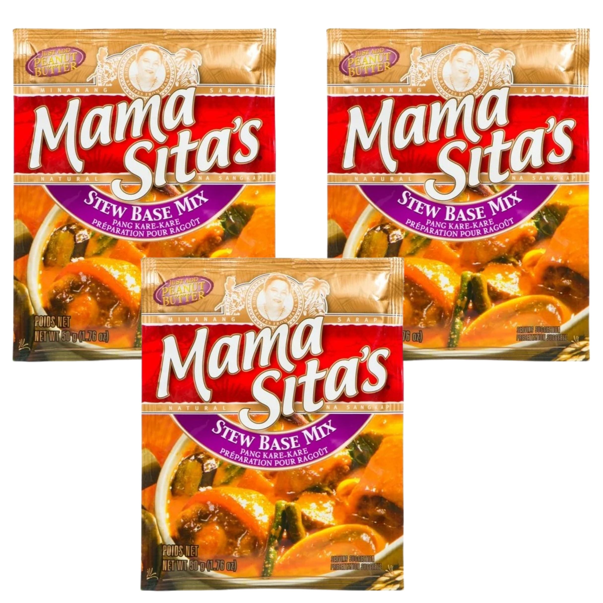 Stew Base Mix Pang Kare-Kare 1.76oz (50g) 3 Pack