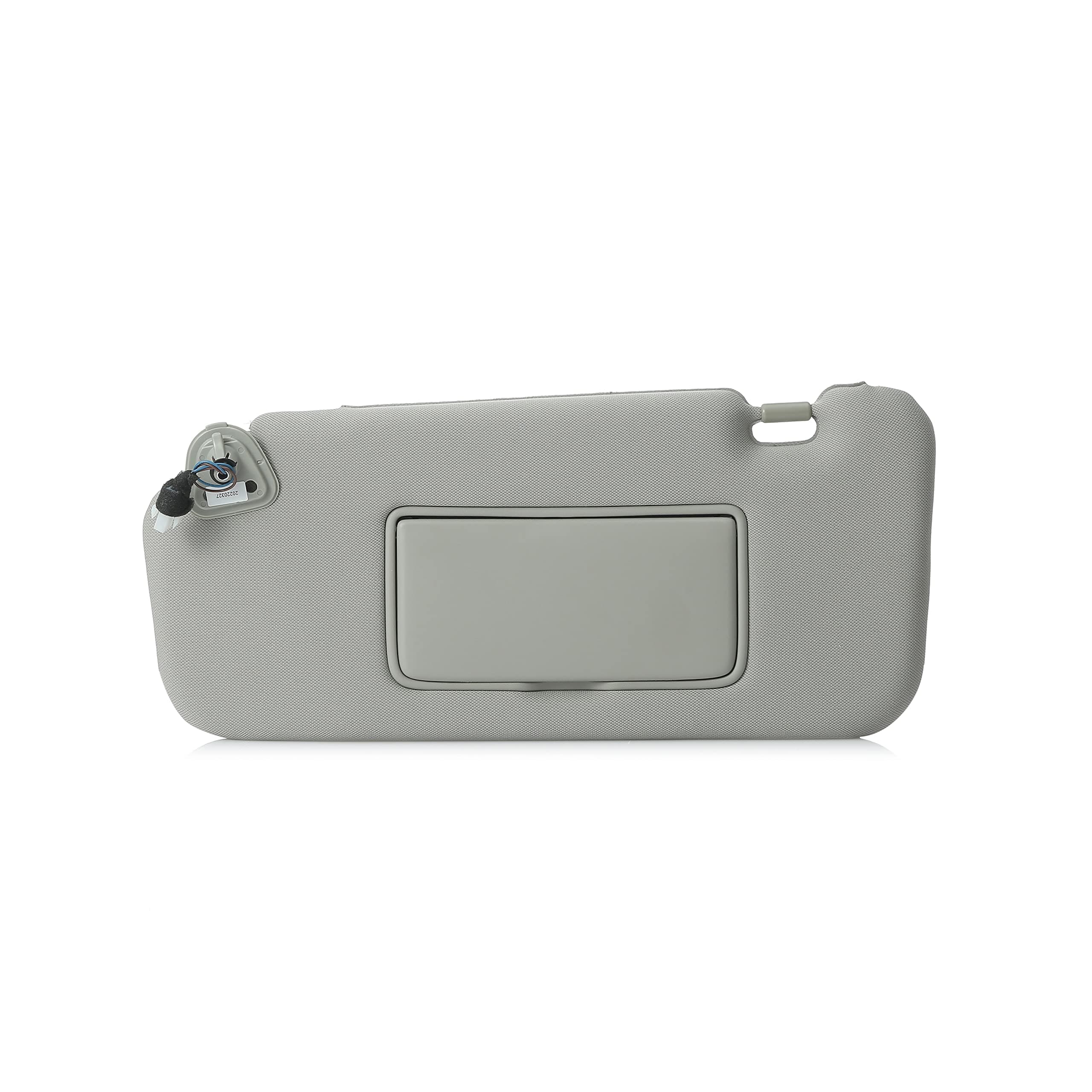 MYFANDOOR Left Driver Side Sun Visor Fit for Nissan Murano 2009-2014 with W/Vanity Light Replaces# 96401-1AA1B （Gray）