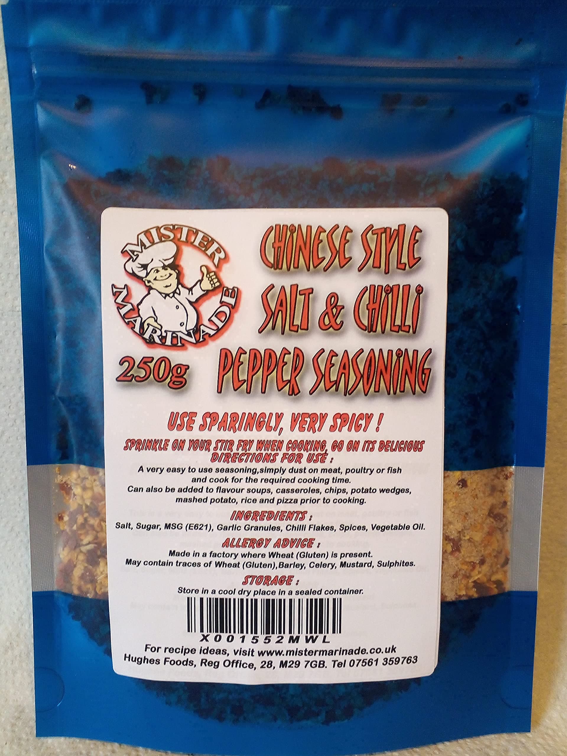 MISTER MARINADE Chinese Salt & Chilli Pepper Seasoning 250g