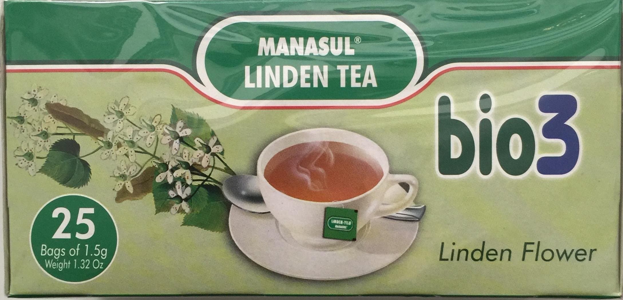 MANASULLinden Flower-Tila Flor Tea 25's Bio3