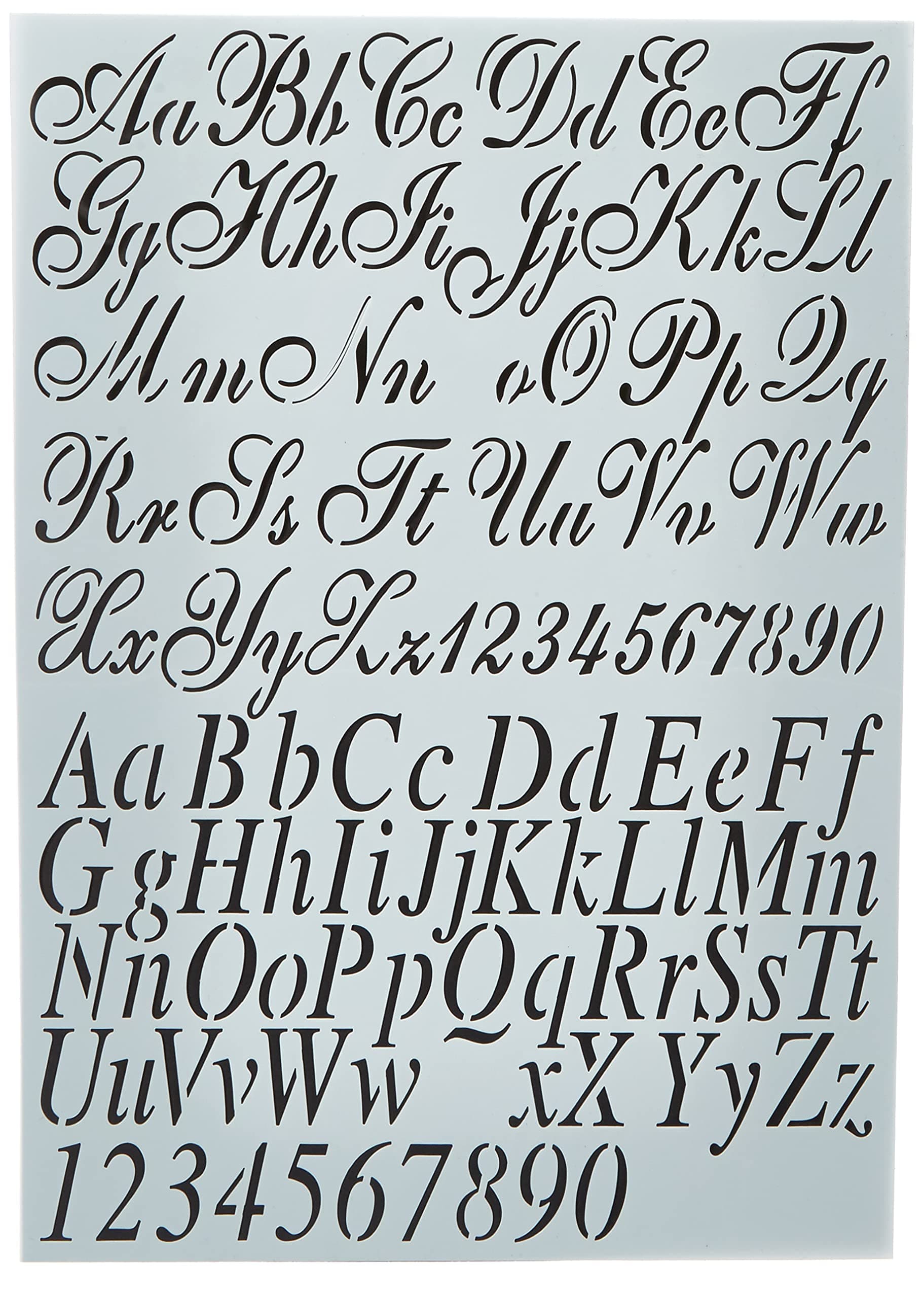 Dutch Doobadoo 470.455.002 Stencil Art, A4, Letters 2