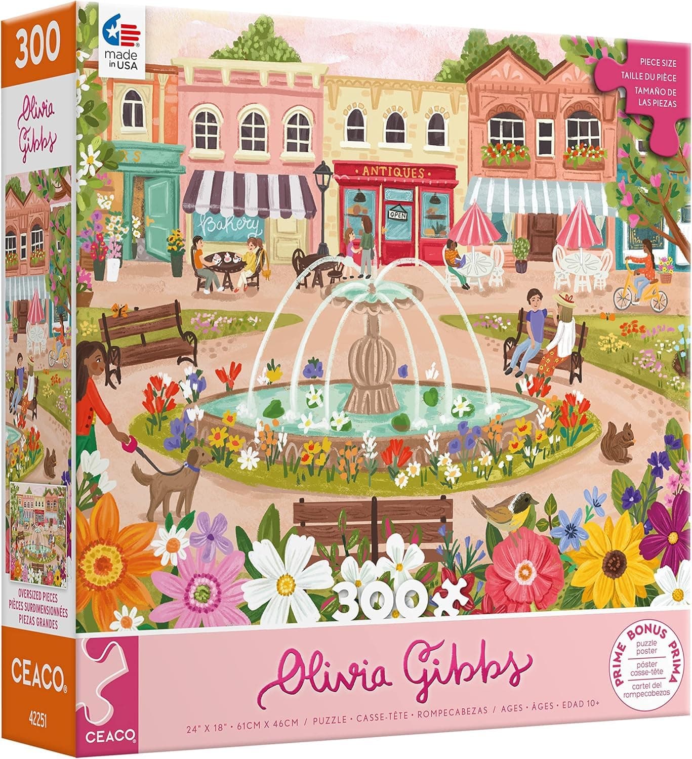 Olivia Gibbs - Town Park - 300 Piece Jigsaw Puzzle