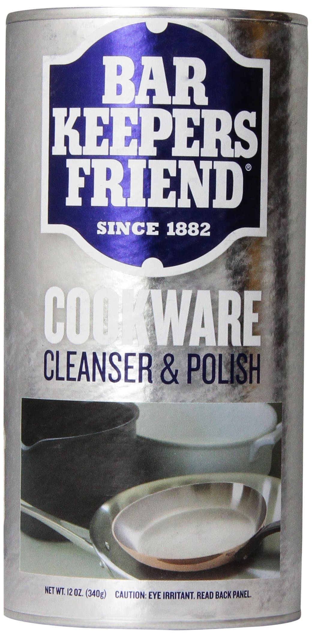 BAR KEEPERS FRIEND Cookware Cleanser and Polish Powder 12 Ounce Each Can 2 Pack']