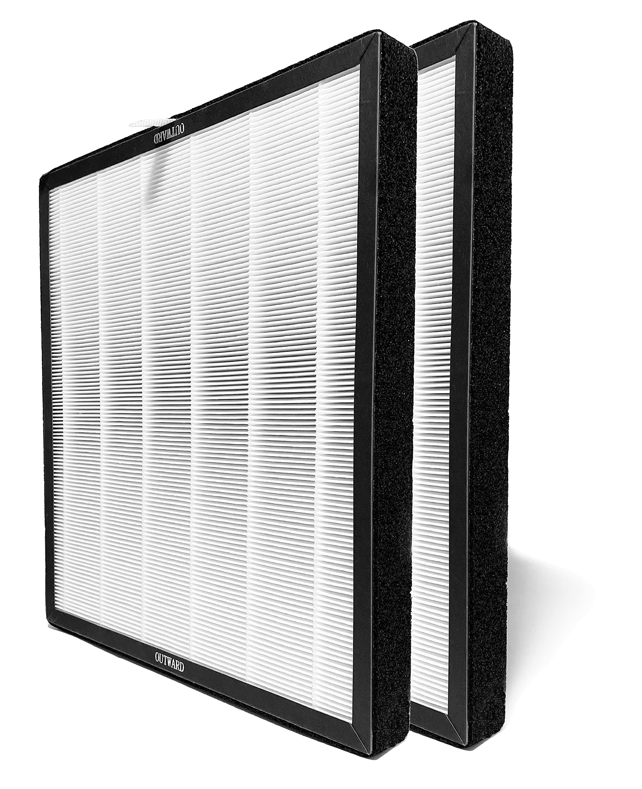 NispiraTrue HEPA Replacement Filter Compatible with Surround Air XJ-3100a Intelli-Pro 3 IP3 Air Purifier Part XJ-3100SF, 2 Pack