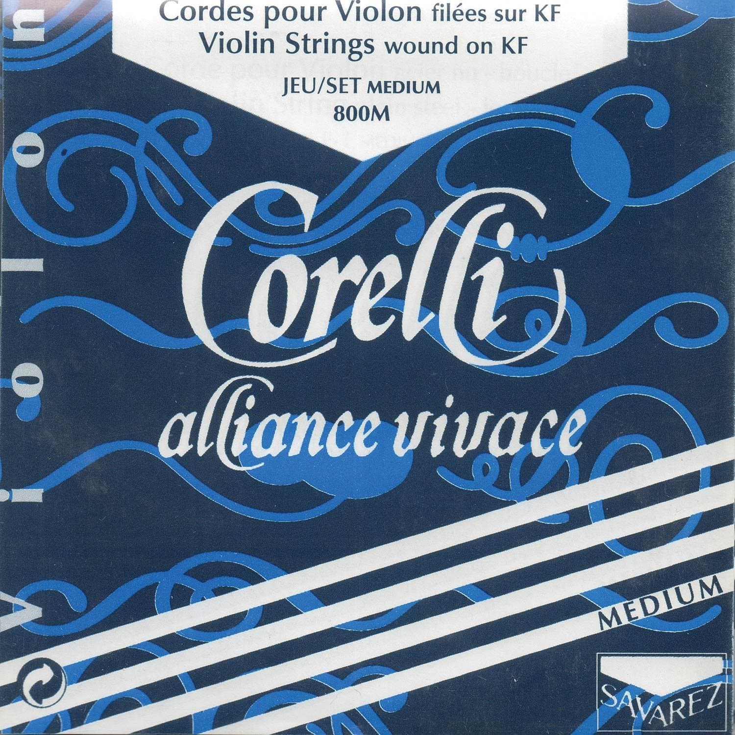 Corelli Alliance Vivace 4/4 Violin String Set Medium with loop E