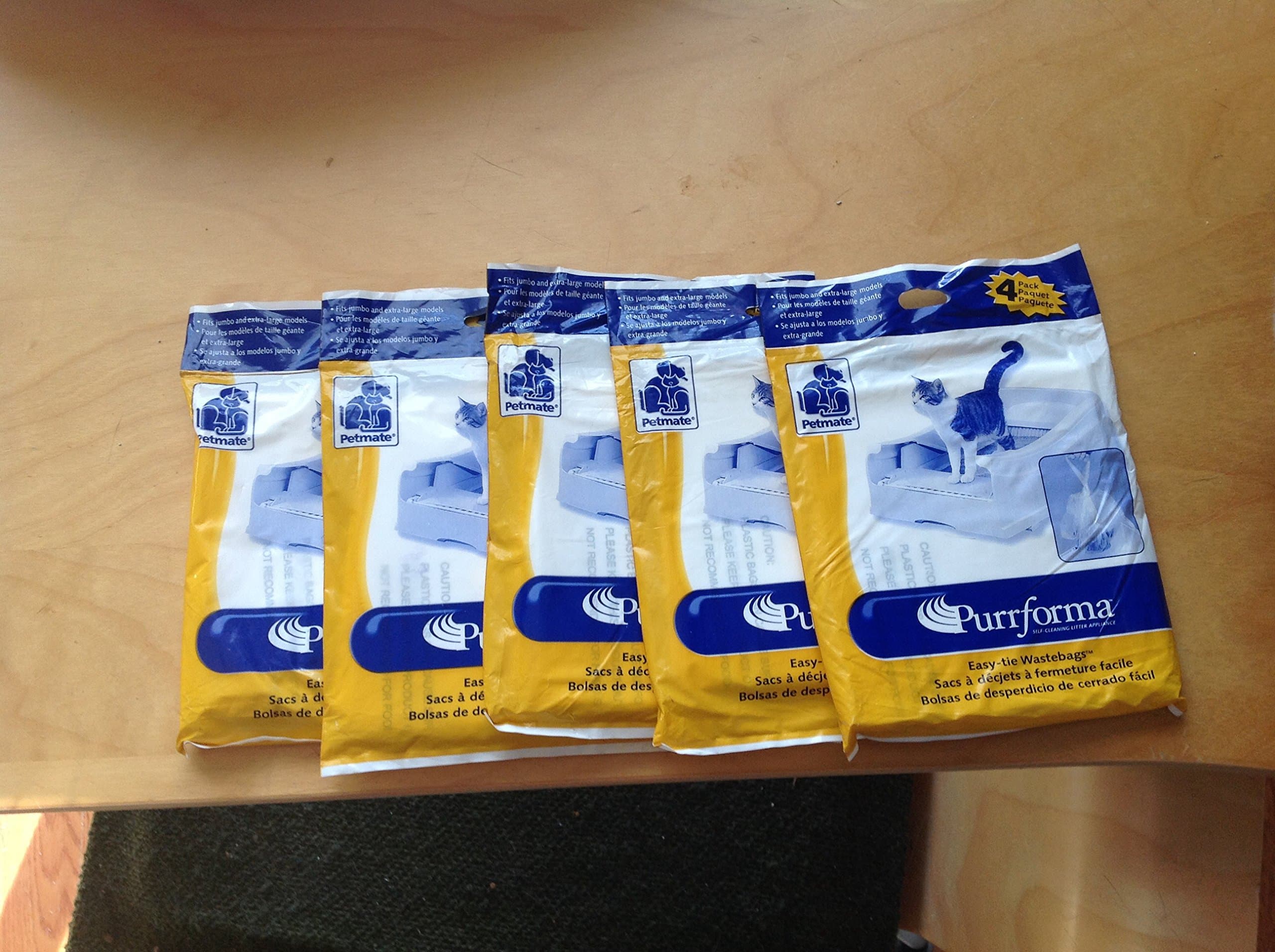 Petmate Purrforma X-Large Disposable Waste Box Bags 4 Pack