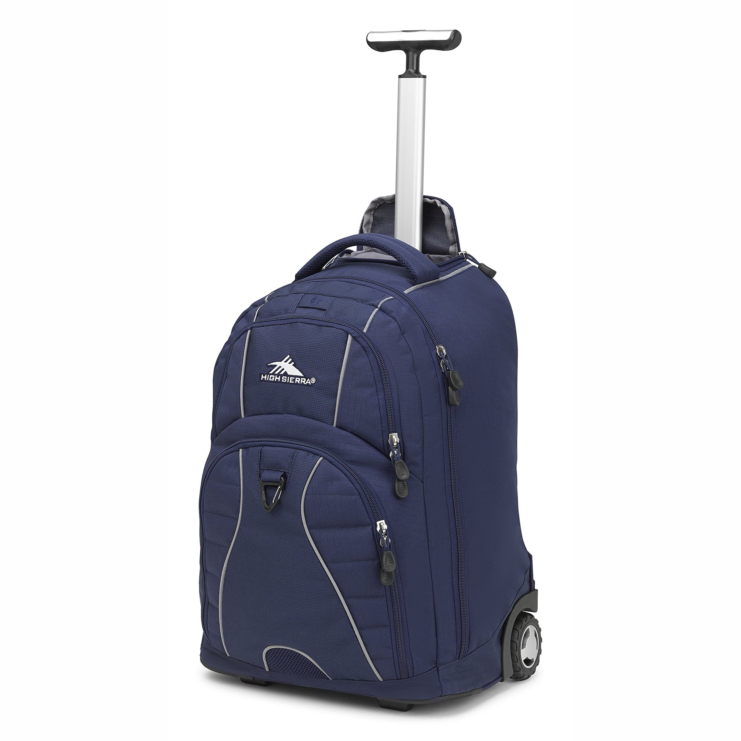 Freewheel Wheeled Laptop Backpack, True Navy, 20.5 x 13.5 x 8-Inch