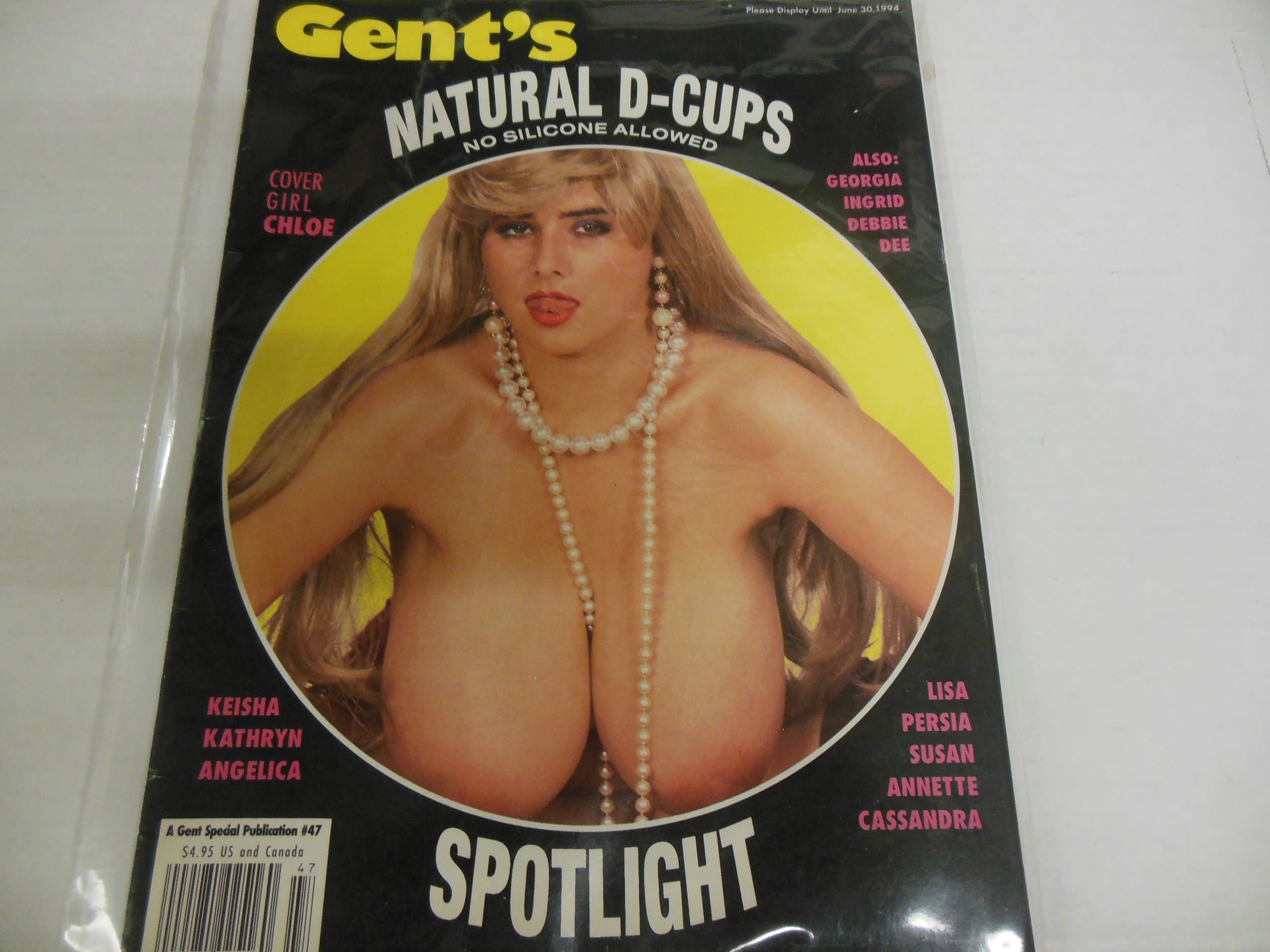 Gent's Natural D-cups Men's Magazine "Chloe Vevrier" "Keisha" #47 1994