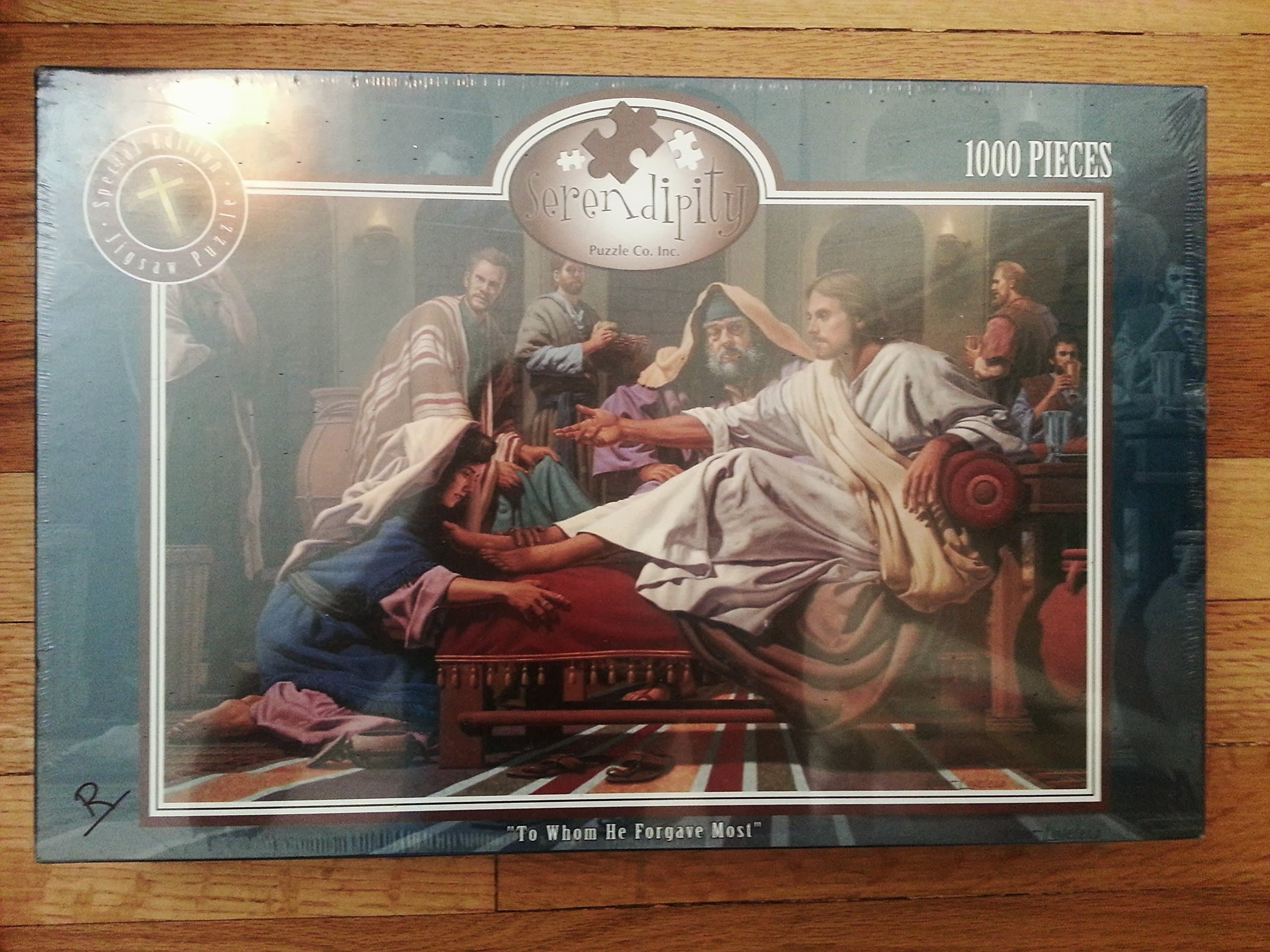 Serendipity Puzzle Company 1000-Piece Jigsaw Puzzle - To Whom He Forgave Most
