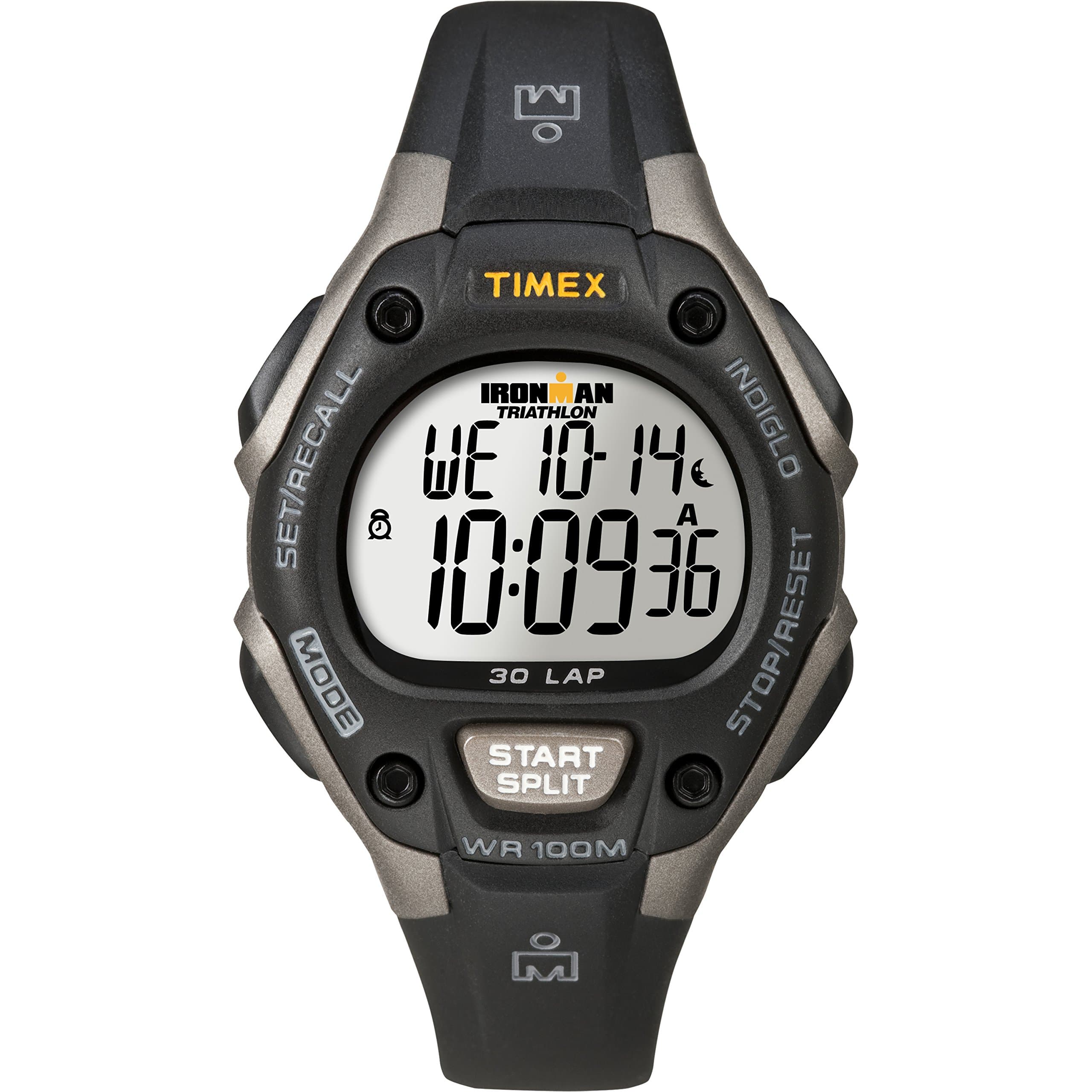 Timex Women's Ironman 30Lap Digital Quartz Medium Watch One Size Black/Grey