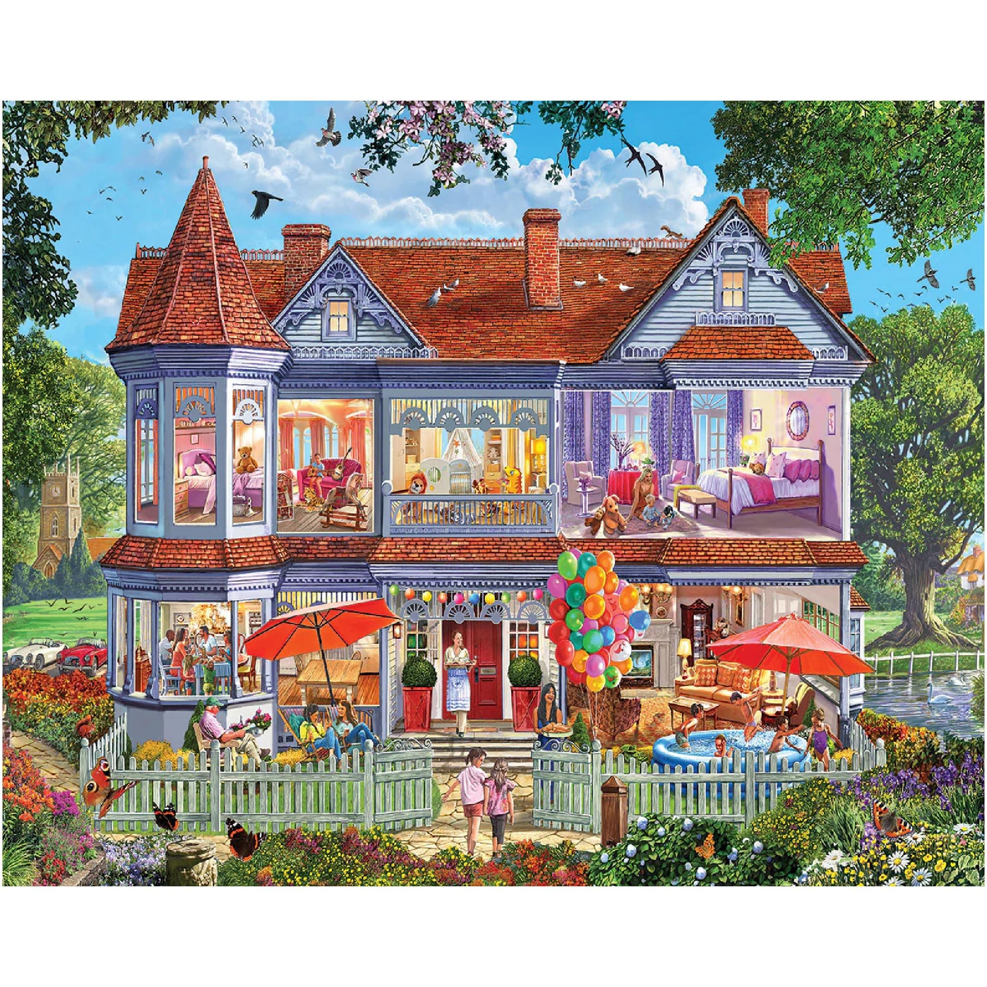 Puzzles - Summer House - 1000 Piece Jigsaw Puzzle