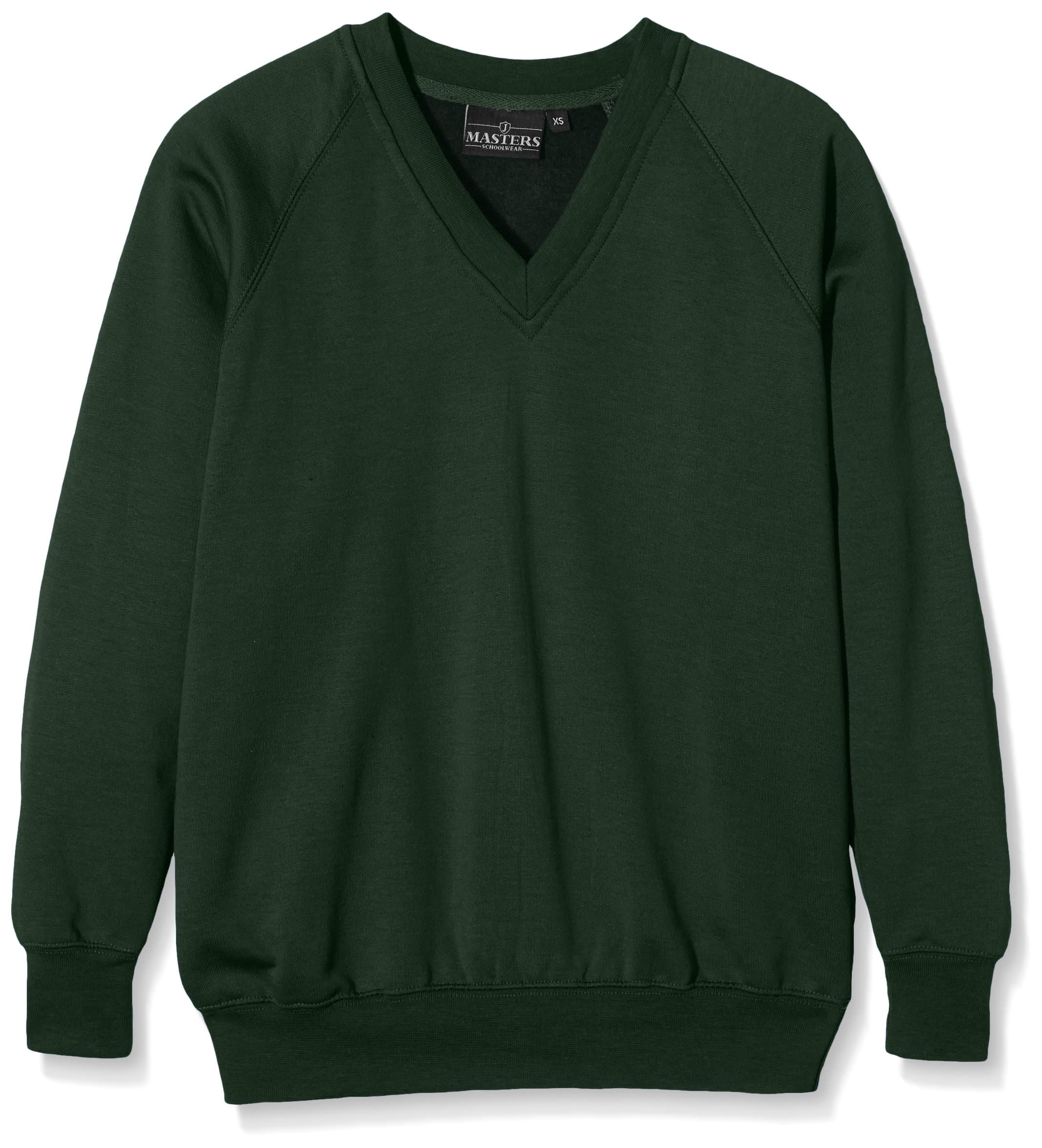 J Masters Schoolwear Boy's Unisex V Neck School Sweatshirt
