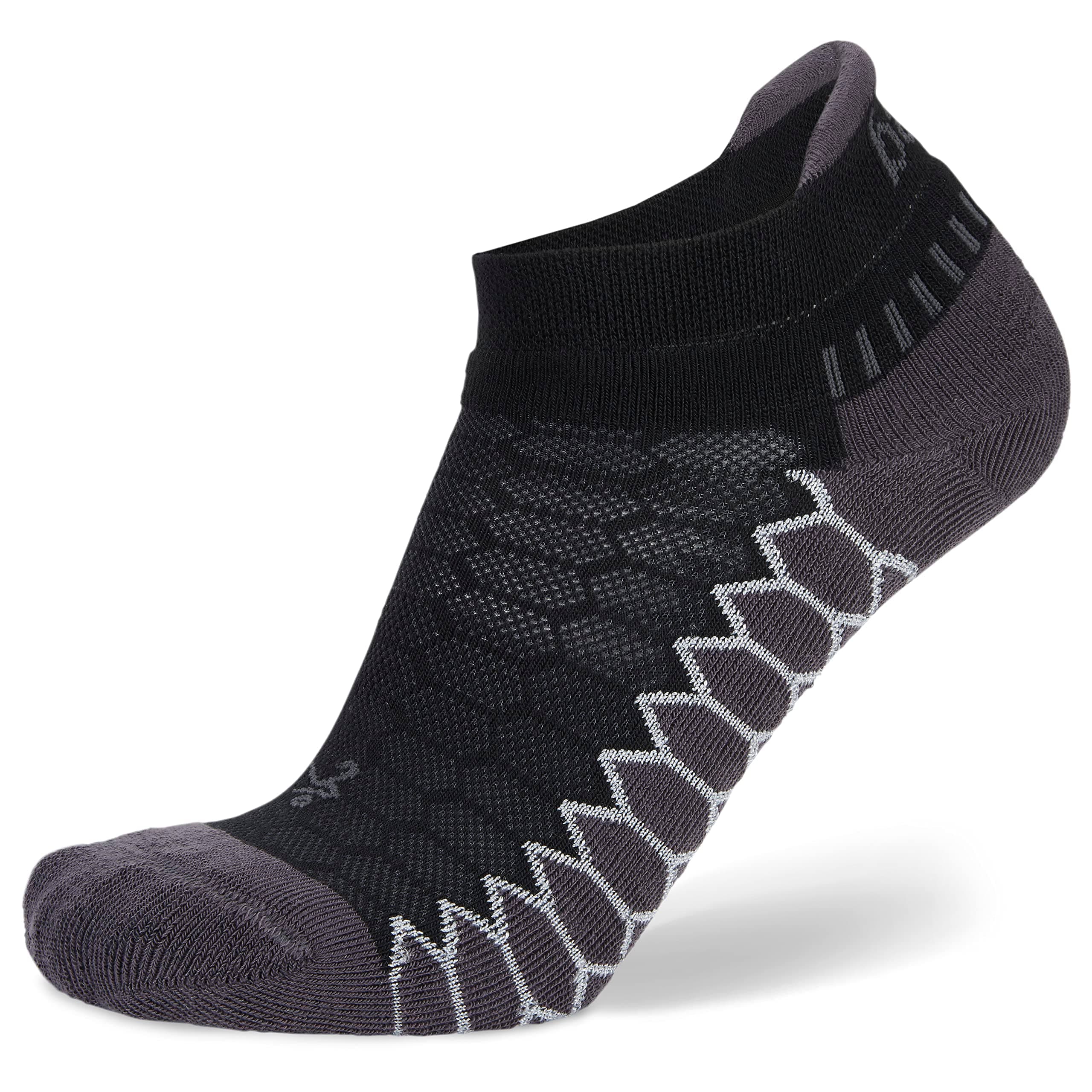 Balega Silver Antimicrobial No-Show Compression-Fit Running Socks, Breathable, Cushioned, Moisture-Wicking, Ergonomic Design,Perfect for Athletes