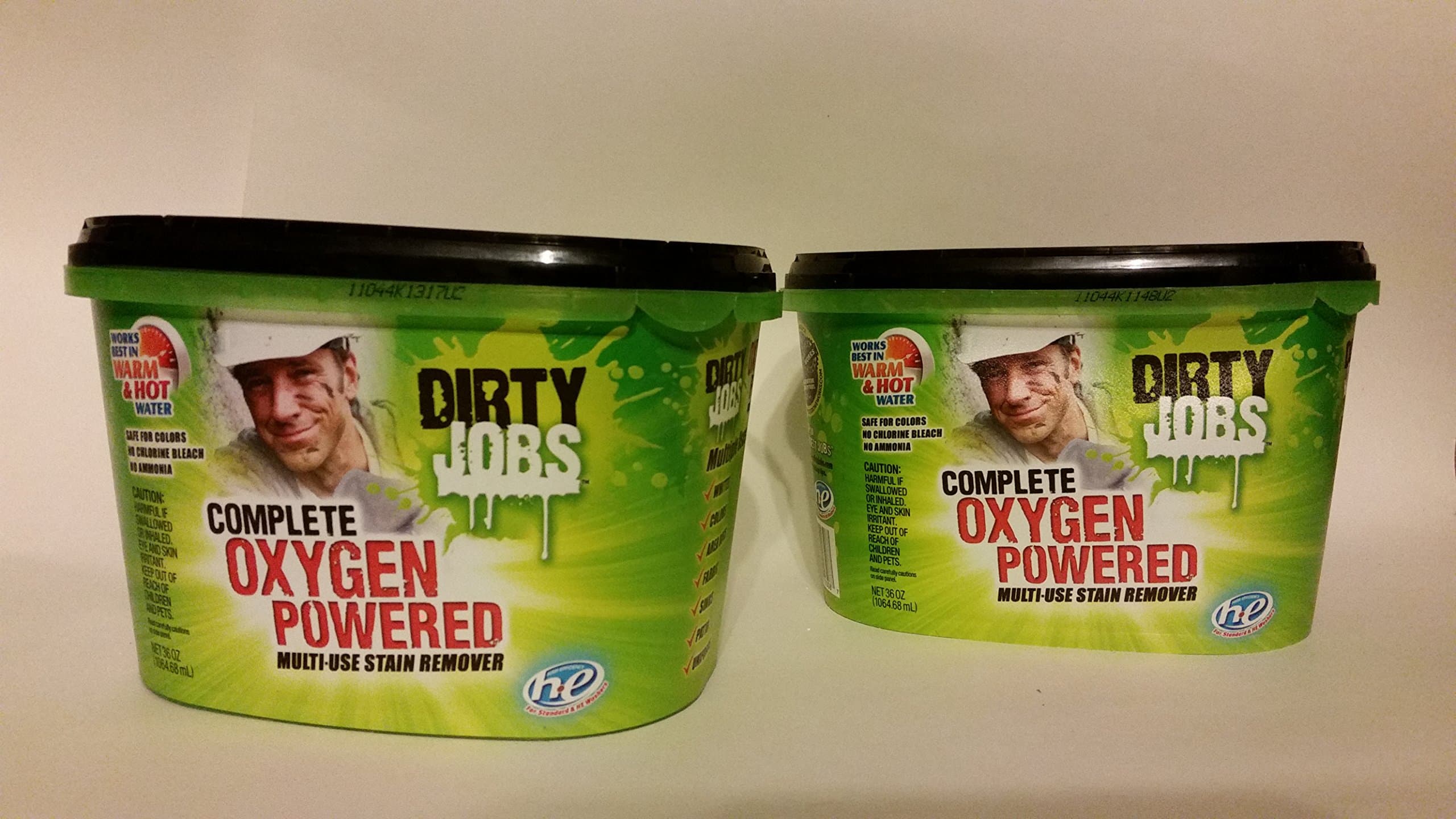 Dirty Jobs Oxygen Powered Multi-use Stain Remover 2 totoal 36 oz containers