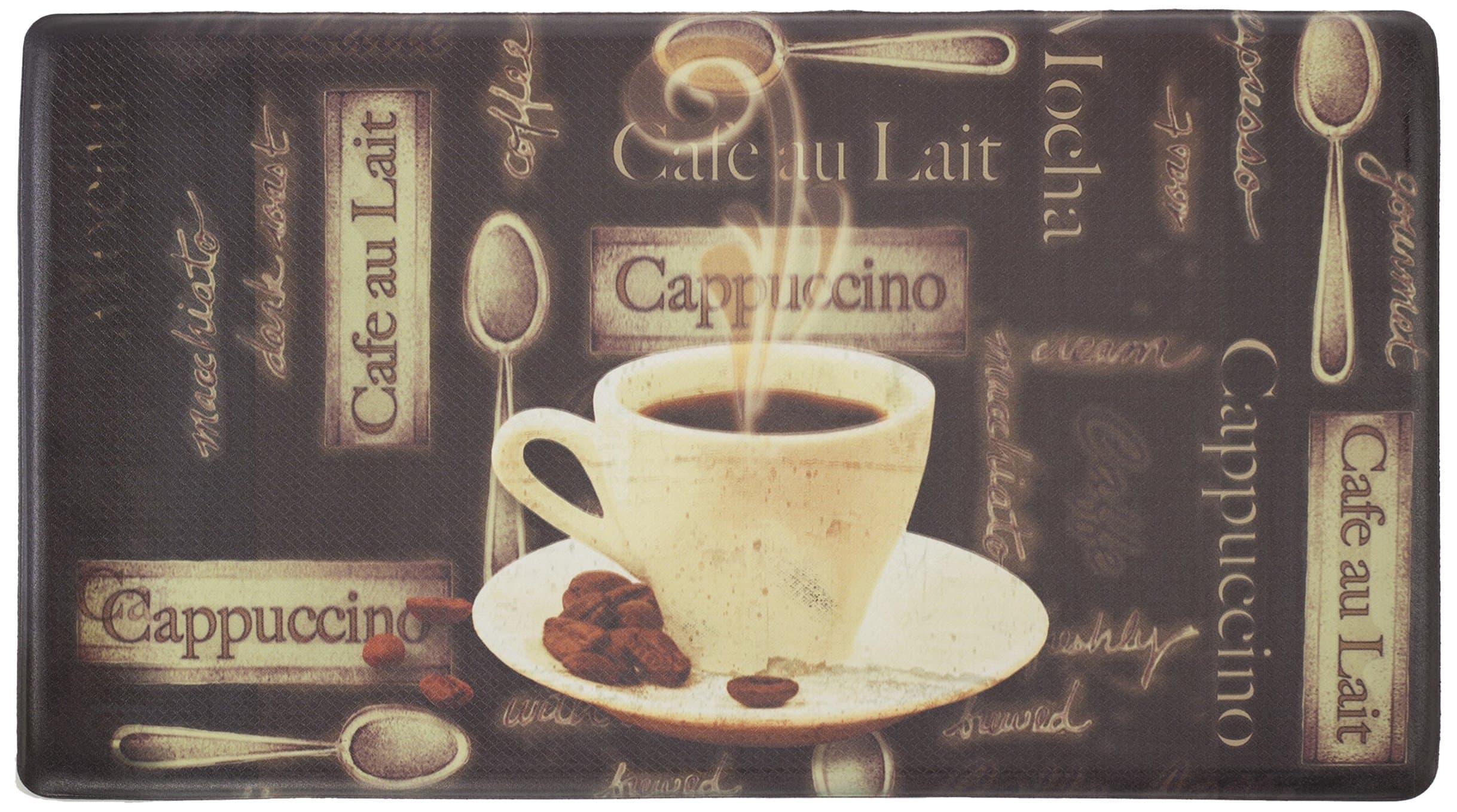 Chef Gear Café Au Lait Anti-Fatigue Comfort Memory Foam 18 x 30 Kitchen Chef Mat