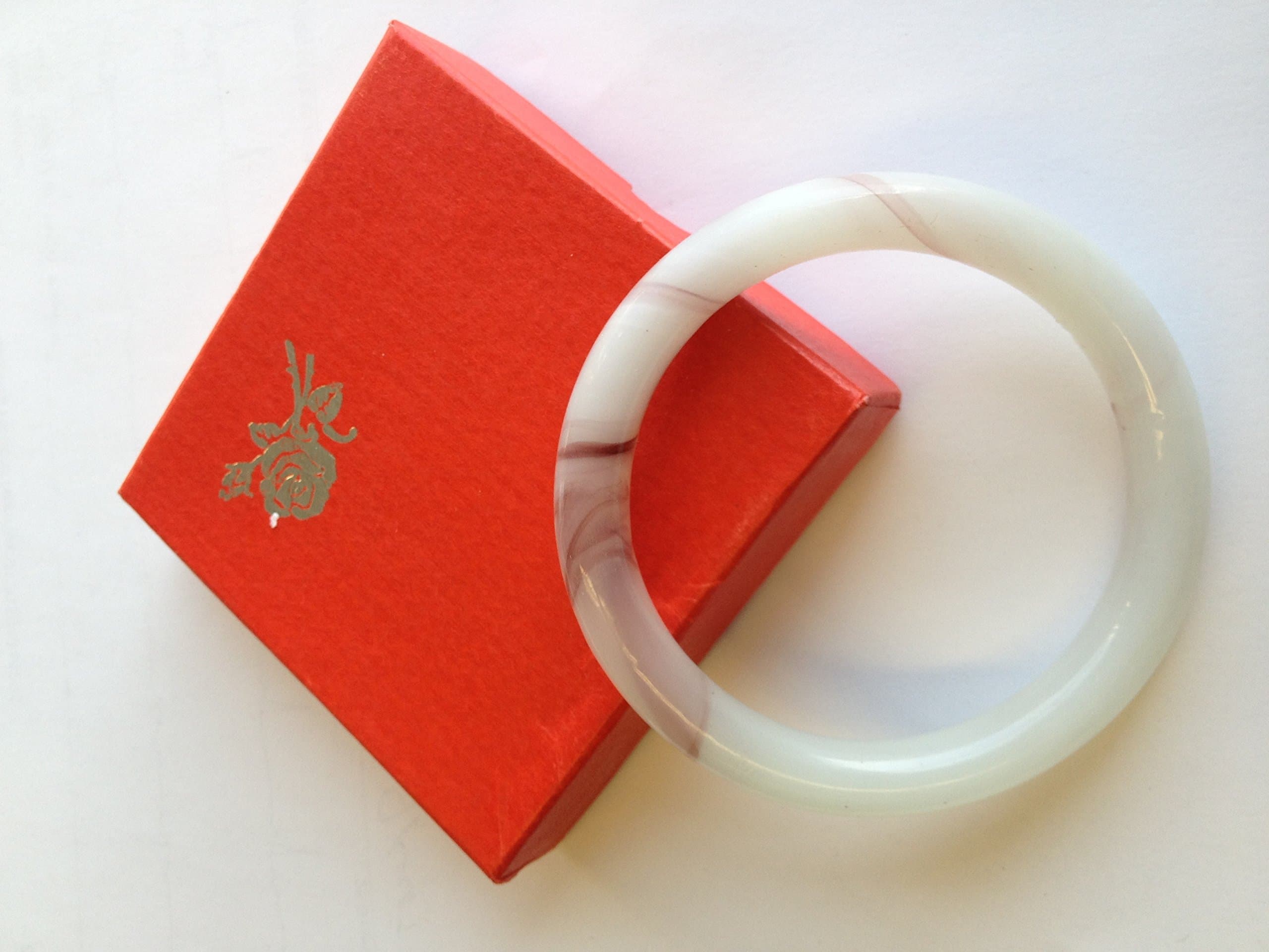 Purple Cloud Jade Bangle Bracelet