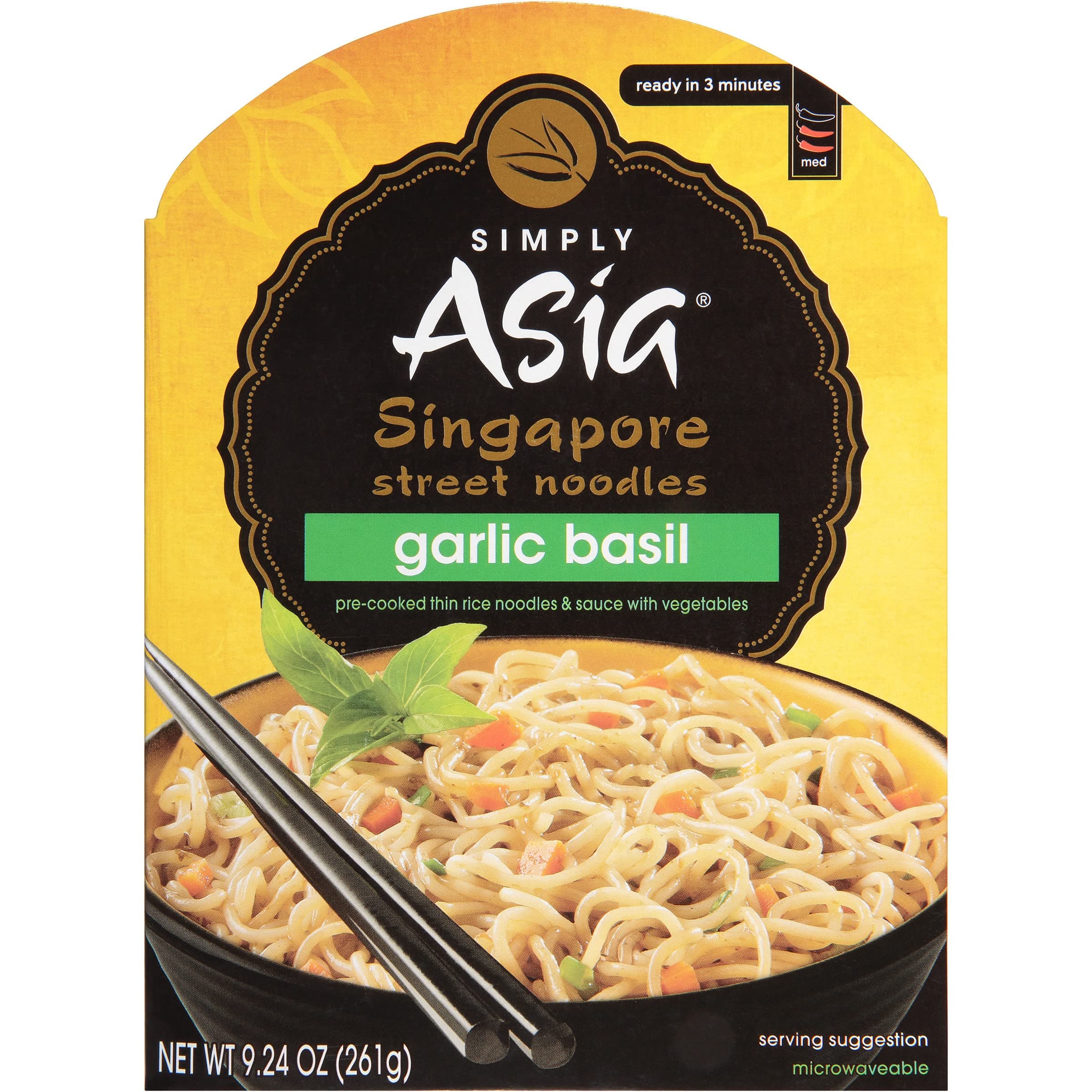 Simply Asia Garlic Basil Singapore Street Noodles, 9.24 oz
