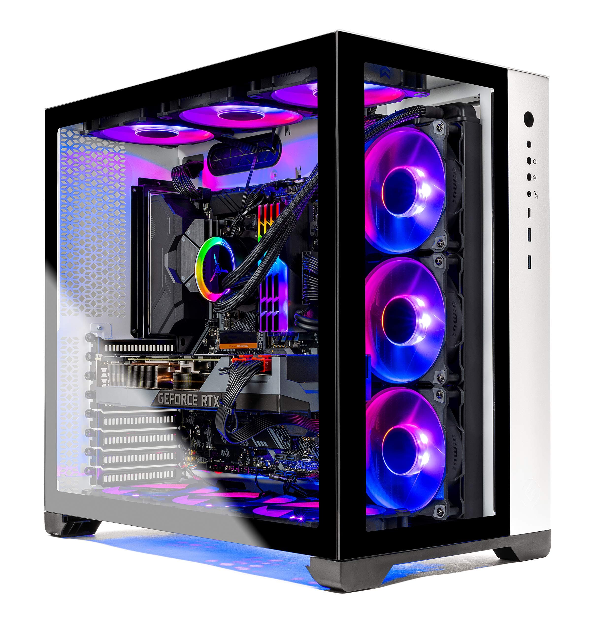 Skytech Prism II Gaming PC Desktop - AMD Ryzen 9 3900X 3.8GHz, RTX 3090 24GB, 32GB 3600mhz RGB Memory, 1TB Gen4 SSD, 360mm AIO