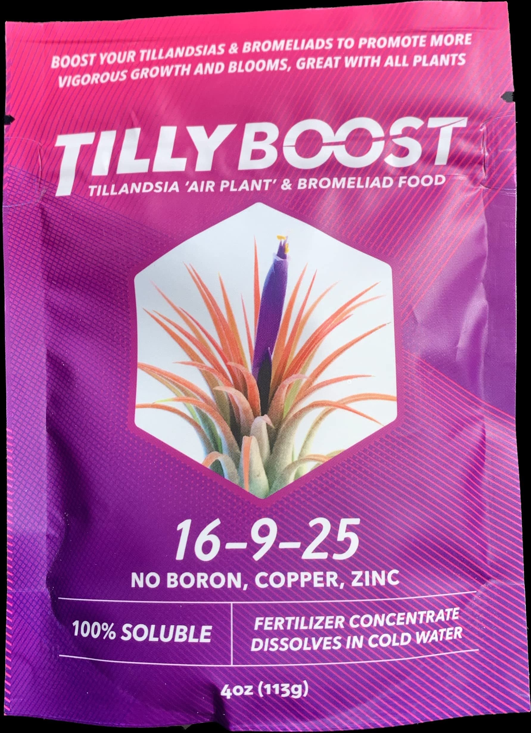 4 Ounce Bromeliad Tillandsia Fertilizer Special Air Plant Formula