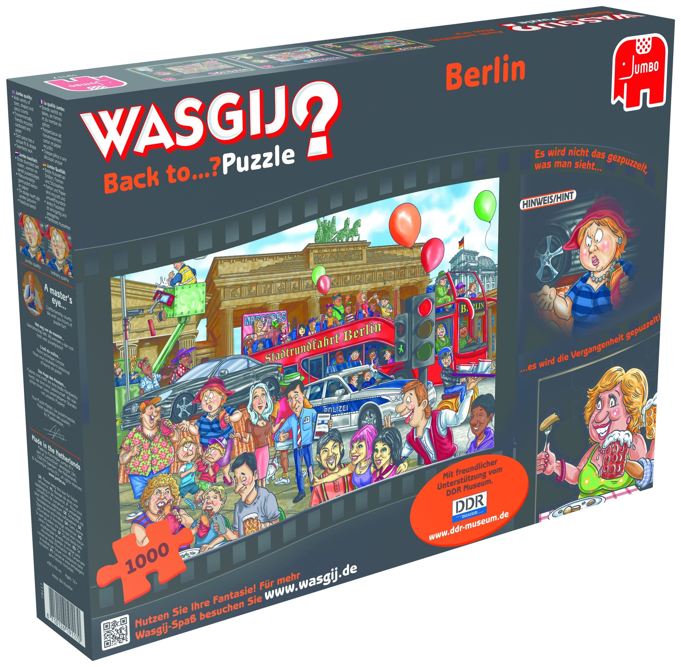 Wasgij Back to Berlin! 1000 Piece Cartoon Jigsaw Puzzle