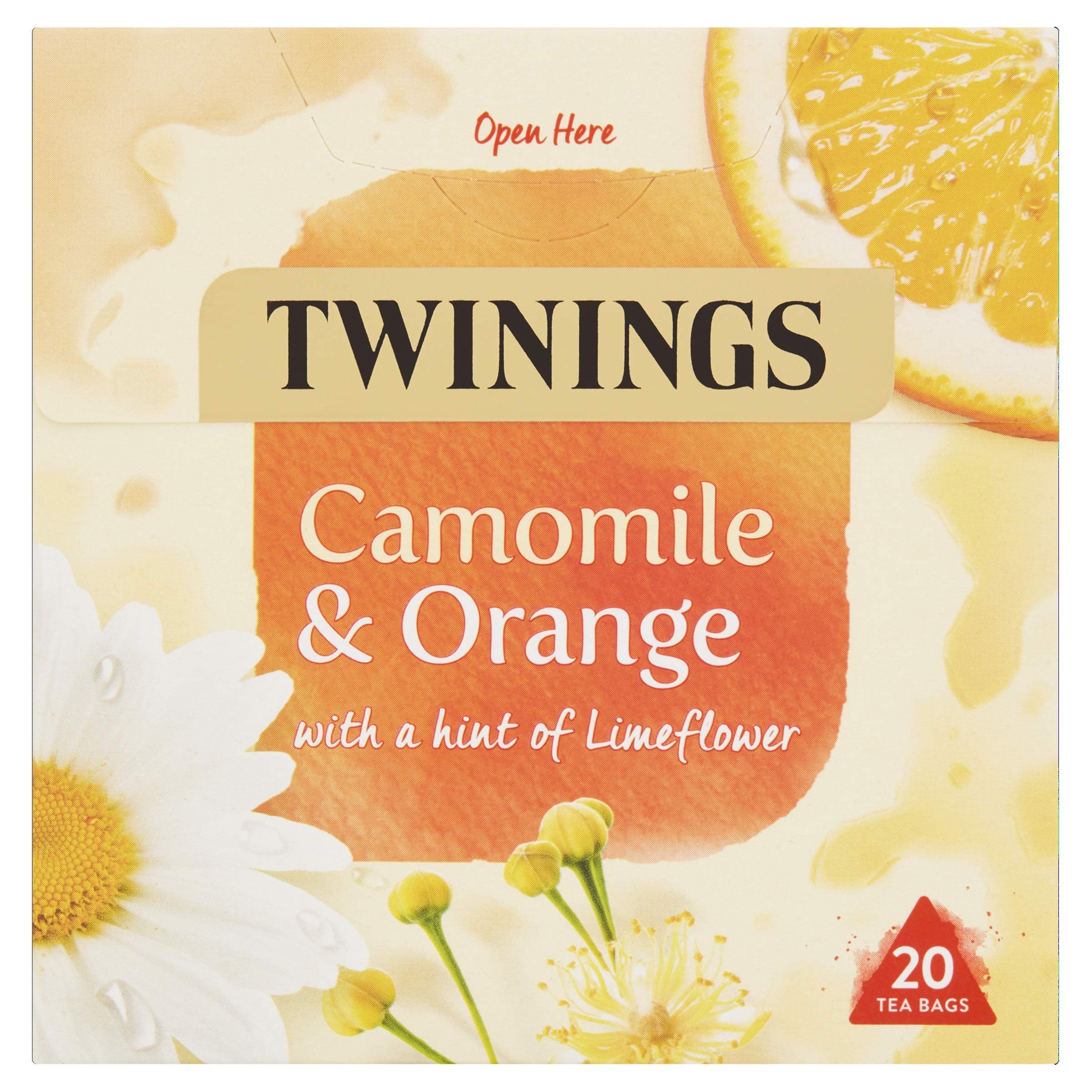 Camomile and Orange Herbal Tea bags, 20 Tea bags