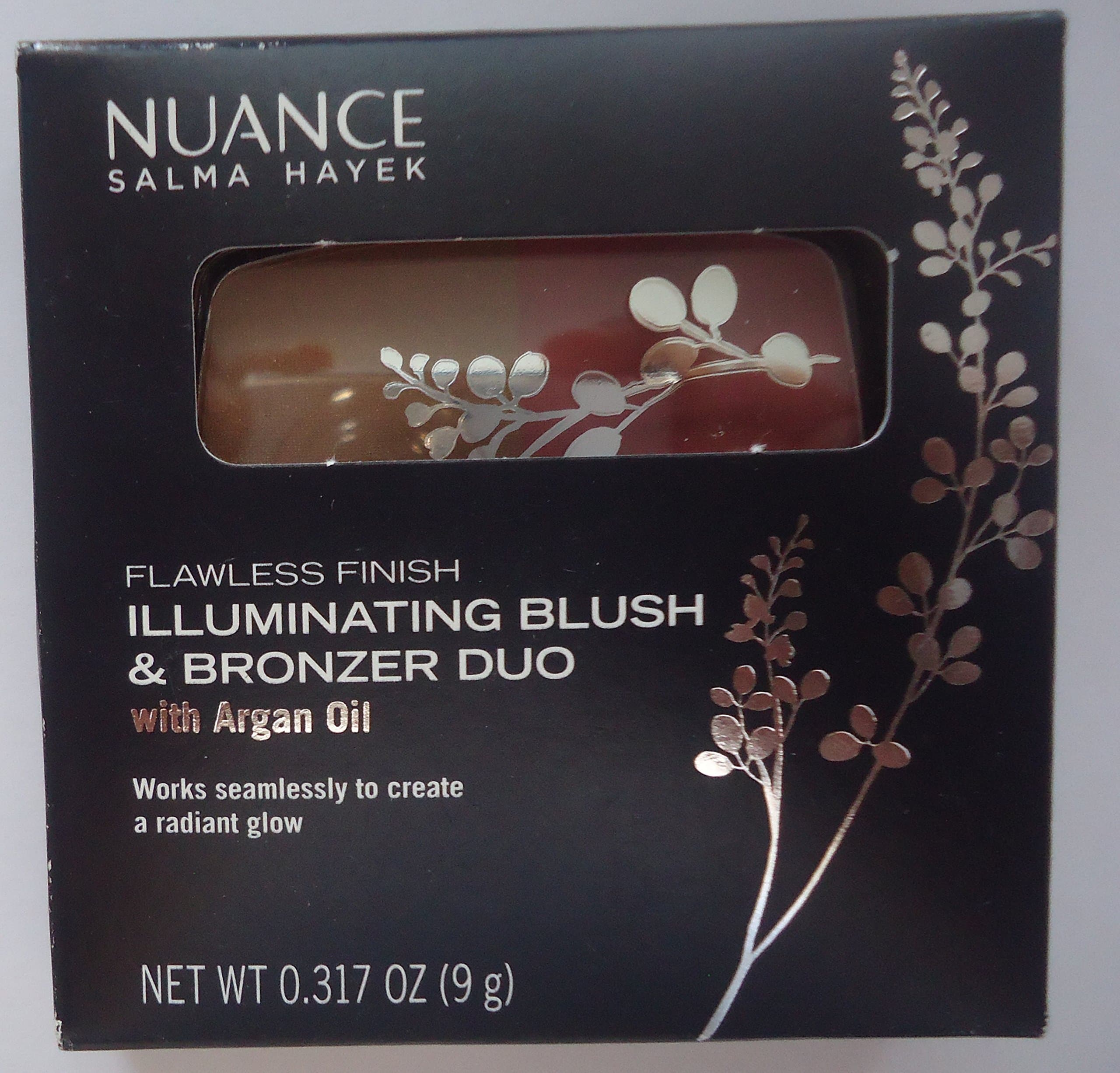Salma Hayek Nuance Flawless Finish Illuminating Blush & Bronzer Duo with Argan Oil #560 Bronzed Rosewood