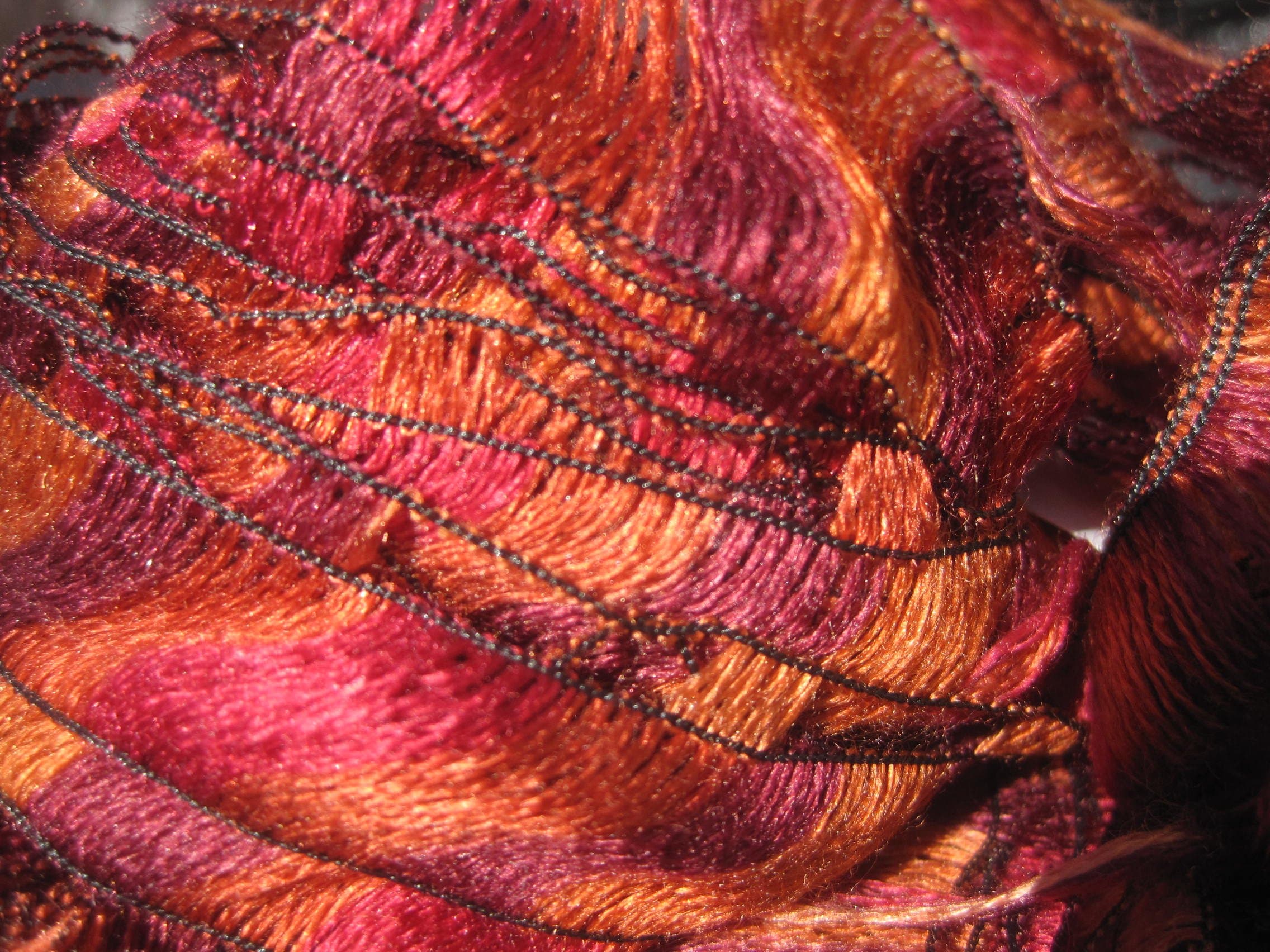 Katia - Rizos 100g Scarf Yarn Oranges 92