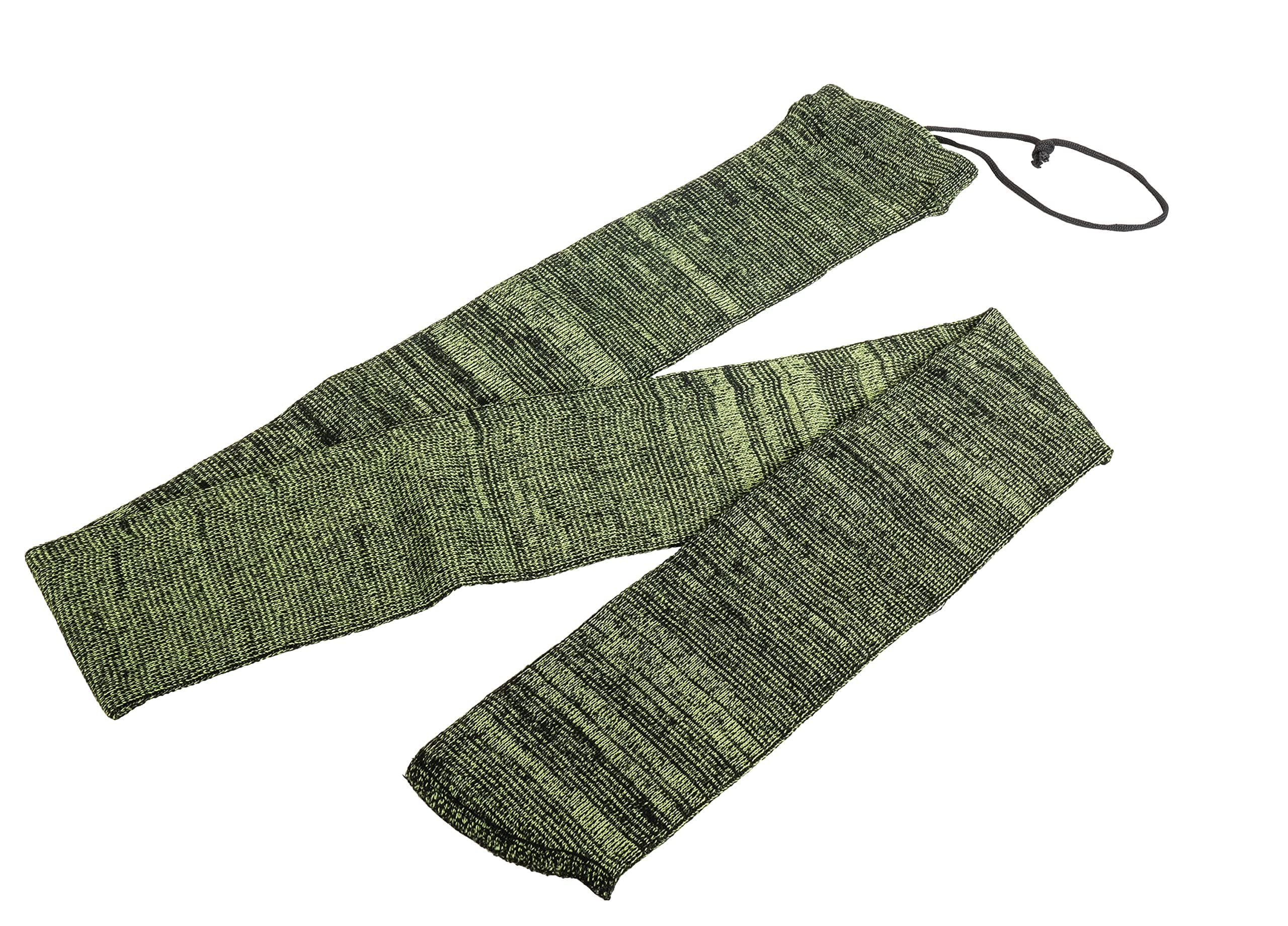 Lockdown Silicone Gun Socks with Multiple Sizes, Breathable, Rust-Preventing, Moisture Wicking Material and Cinch Top for Damage Free Firearm Storage, Shotgun/Rifle,Green