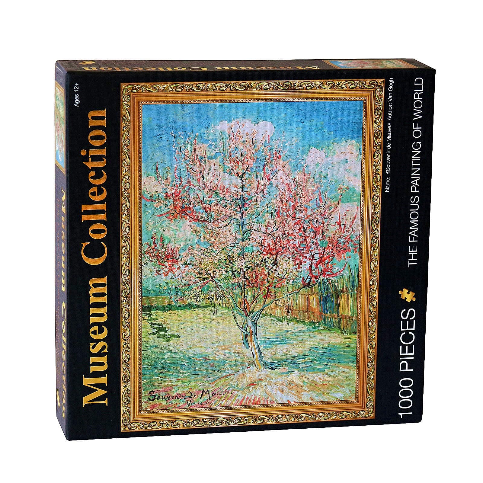 Moruska The Pink Peach Tree by Vincent Van Gogh Puzzle 1000 Piece Art Jigsaw Puzzles for Adults
