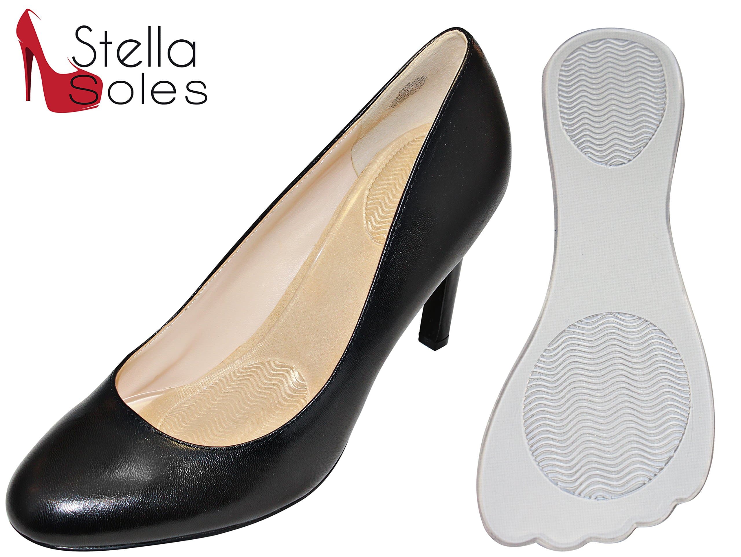 High Heel Gel Insoles by StellaSoles Made From Anti-Slip Adhesive Gel Foot Pad for Increased Comfort & Stella All Day Wear (1 Pair: For Sizes Shoe Sizes 4-6)