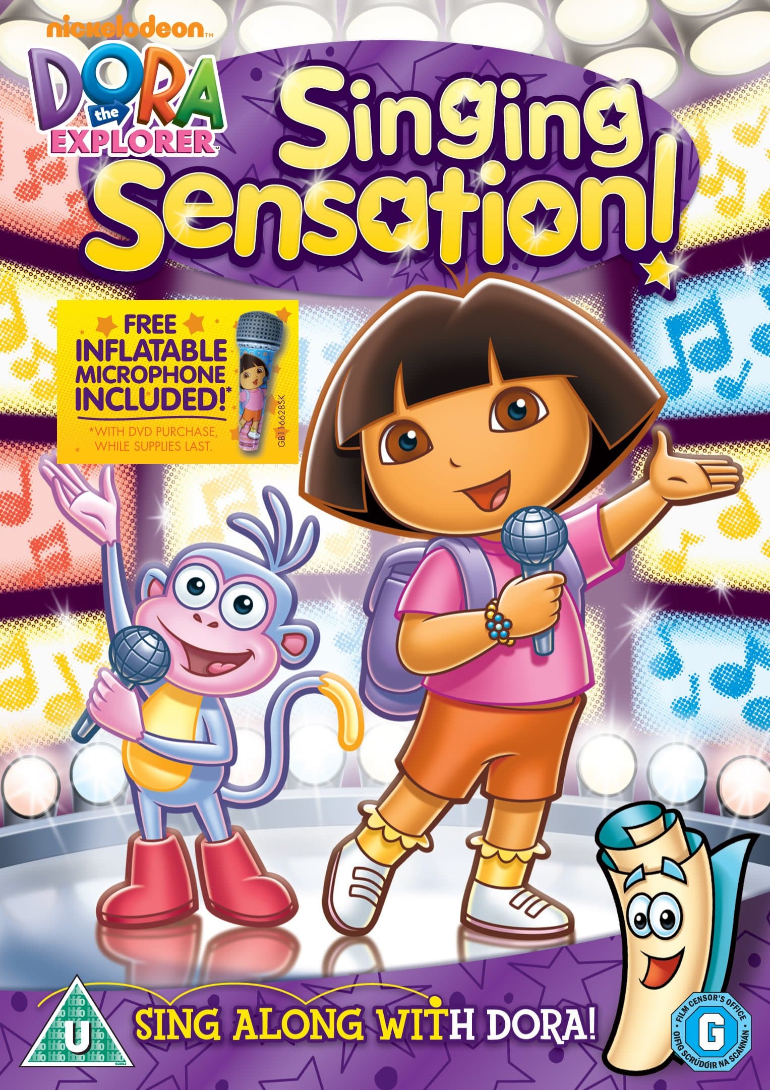 Dora The Explorer: Singing Sensation (with free inflatable microphone) [DVD]