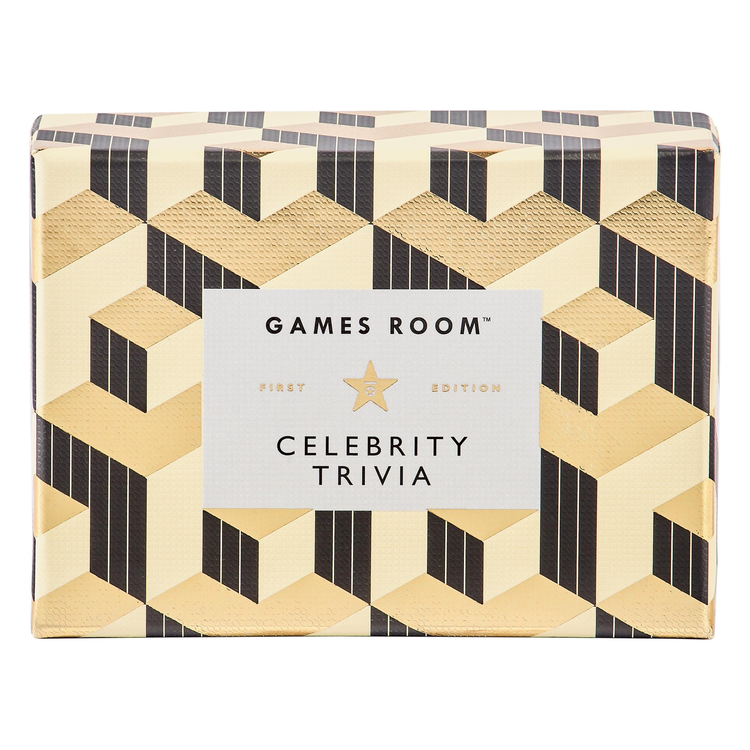 Ridley's Celebrity Trivia: Classic Card Game for Teens & Adults, 140 Quiz Cards, Portable, Ages 96+