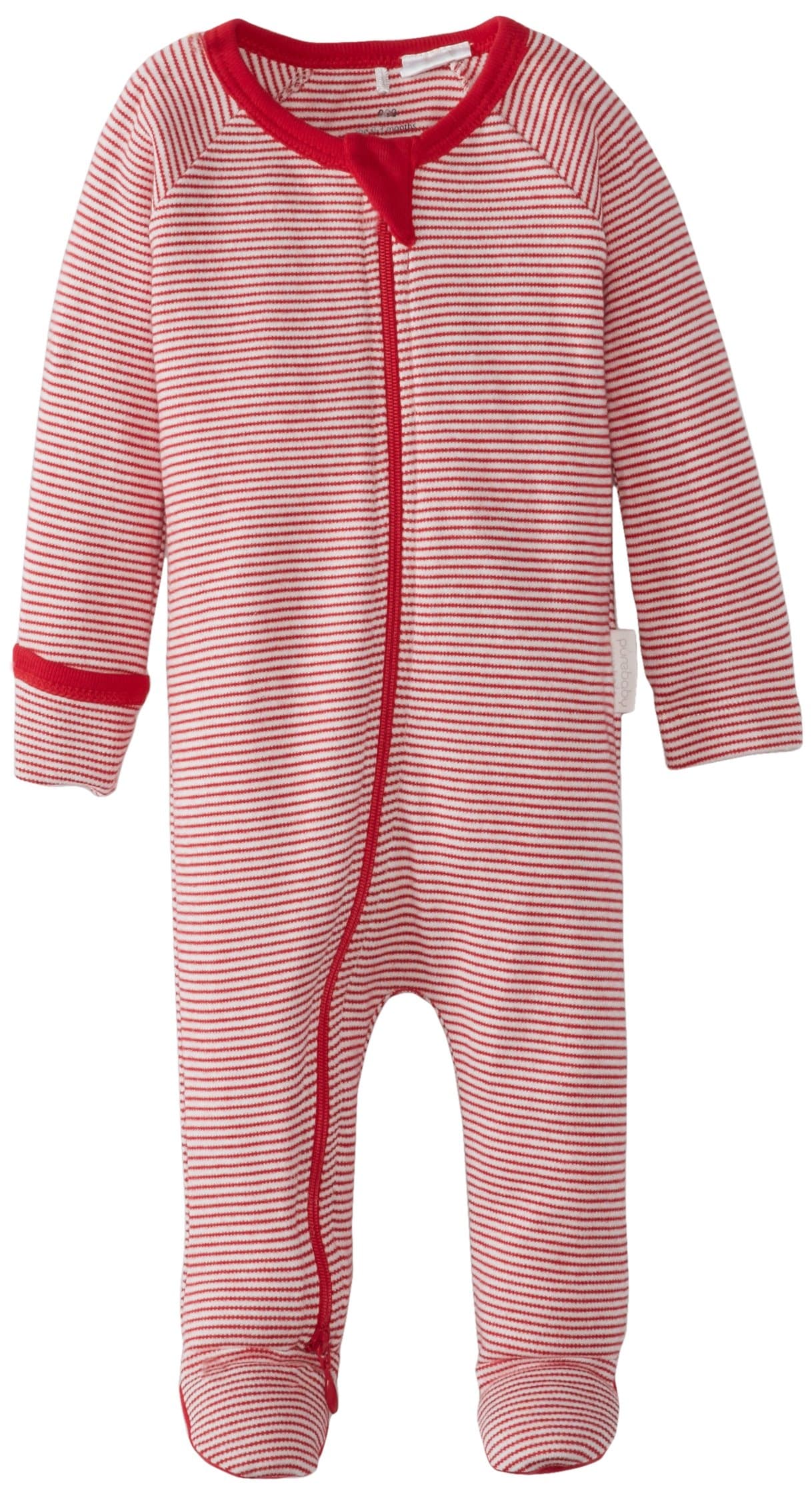 Pure Baby Unisex-Baby Newborn Zip Growsuit