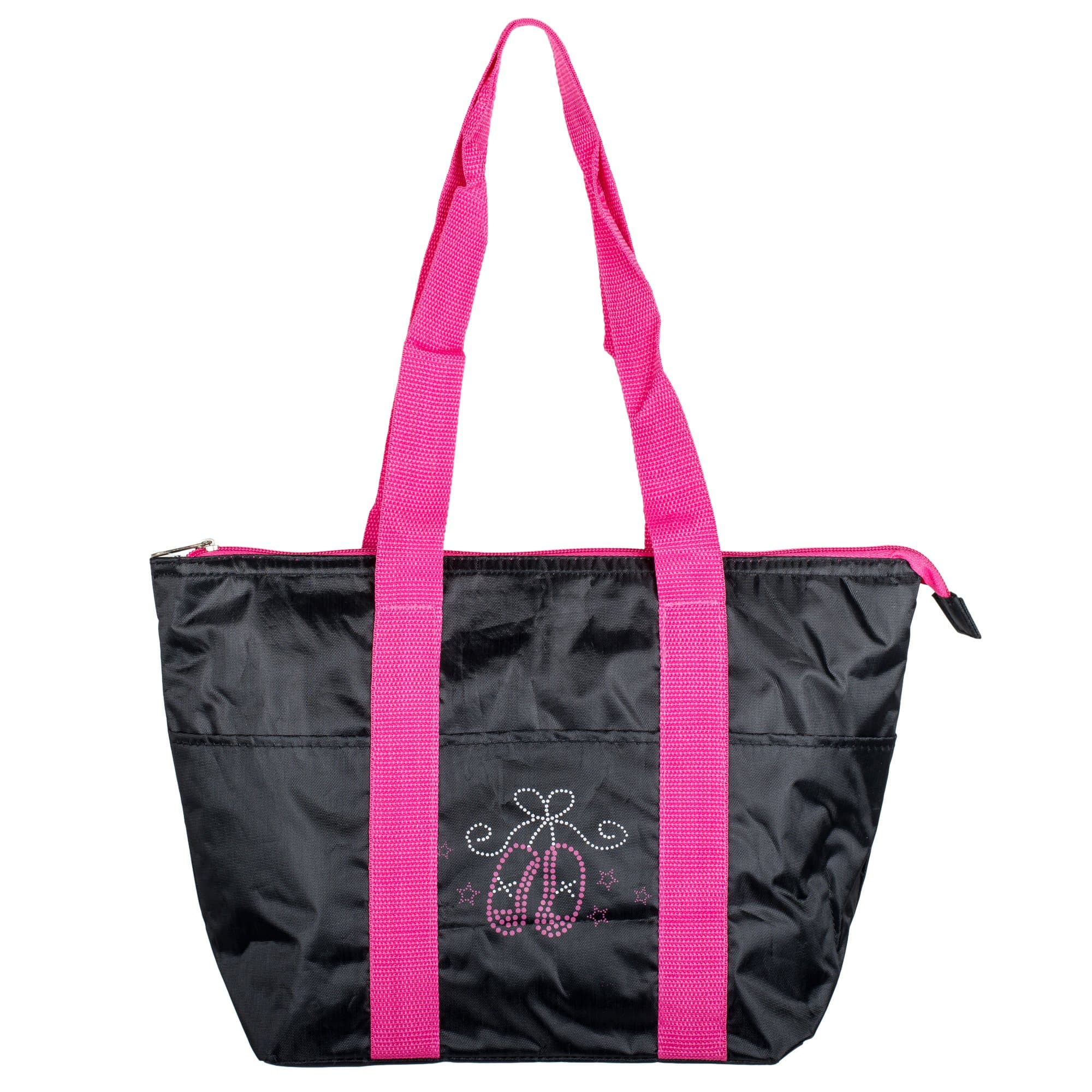CKI Ballet Slippers Design Polyester 10 inch Shoulder Strap Insulated Lunch Tote
