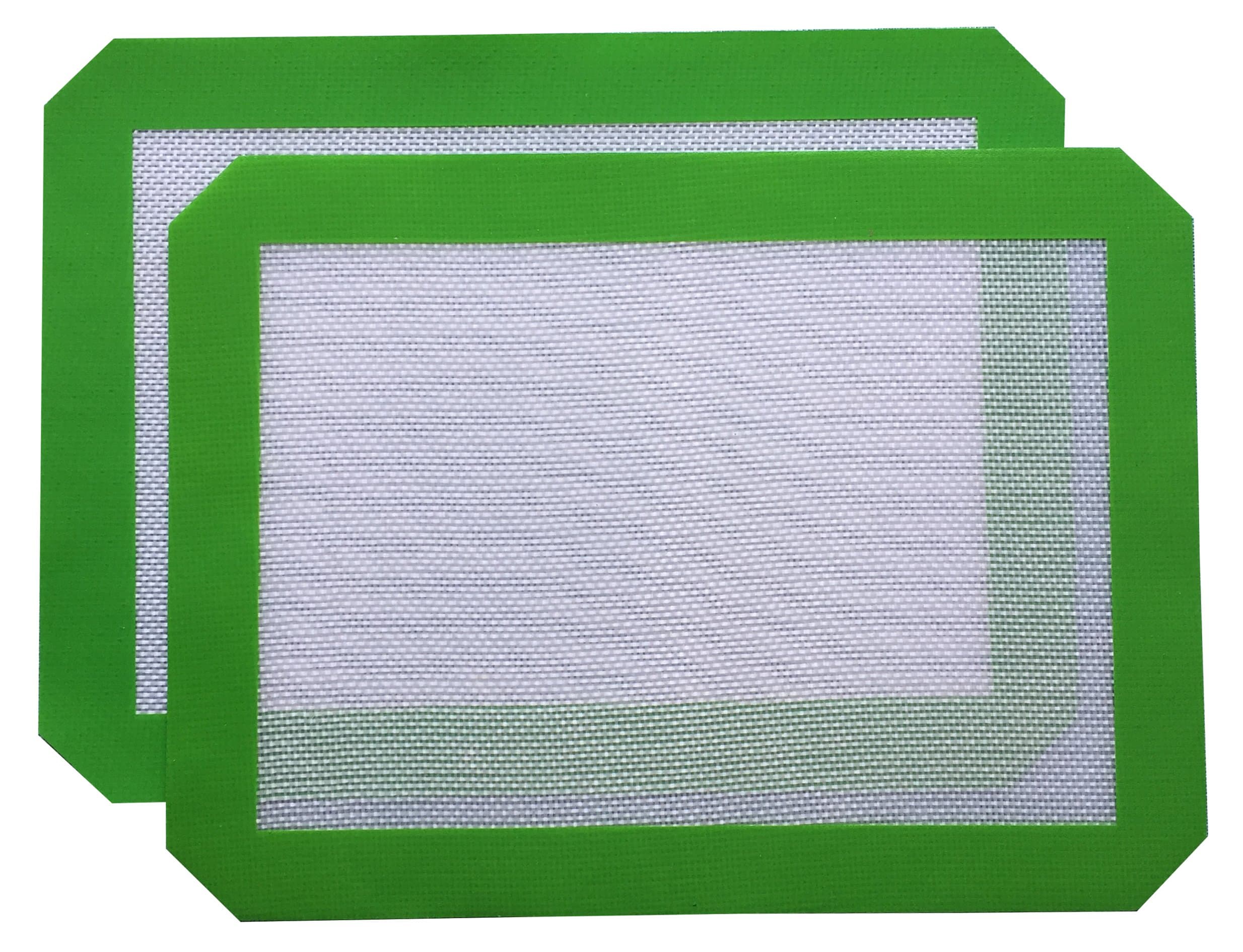 Silicone Baking Mat - Set of 2 Nonstick Cookie/Macaron/Pastry Sheets (Quarter Sheet(11.5"x8.5") 2pk)