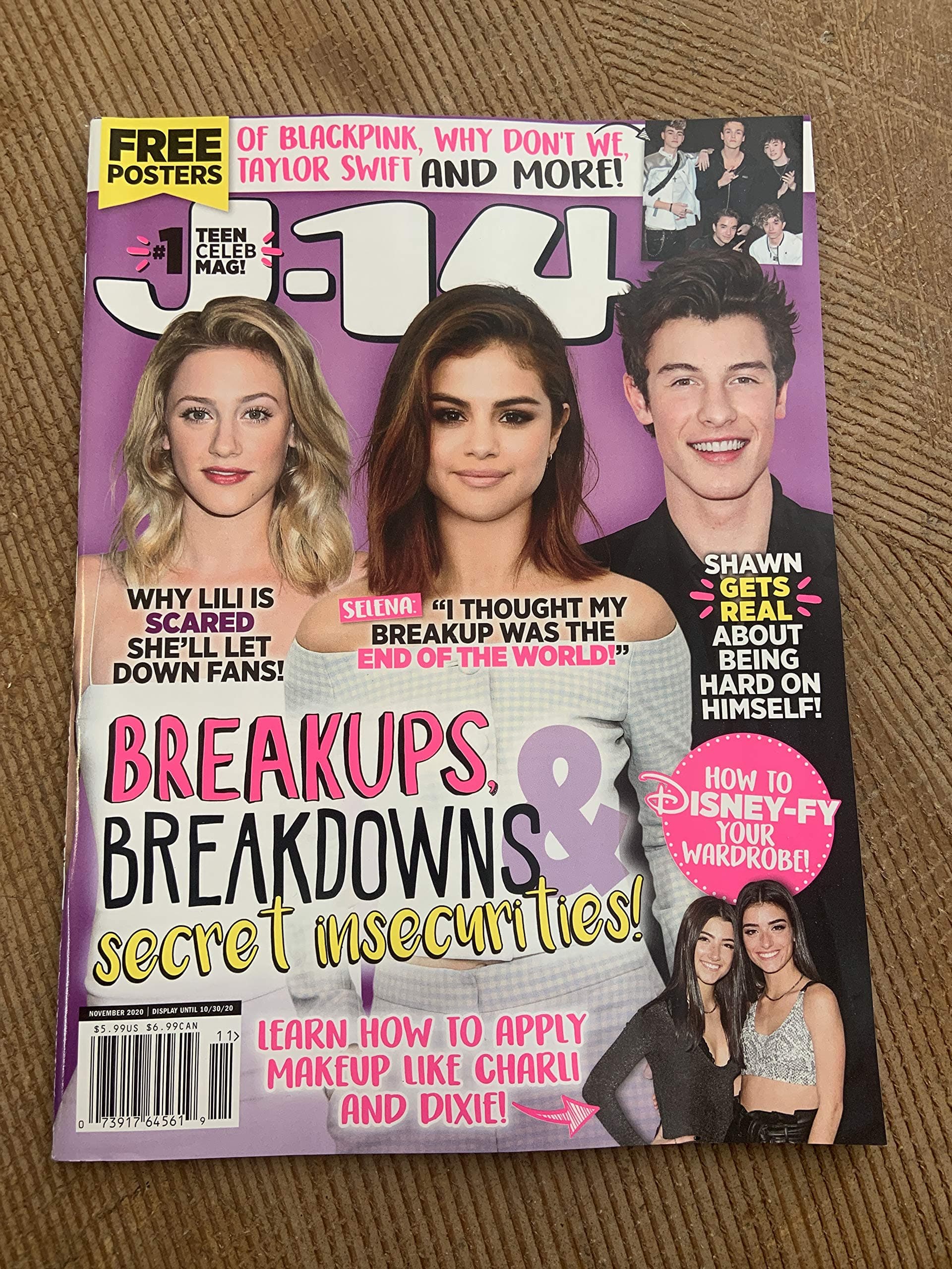 J-14 Magazine November 2020 Lili Reinhart Selena Gomez Shawn Mendes (11)