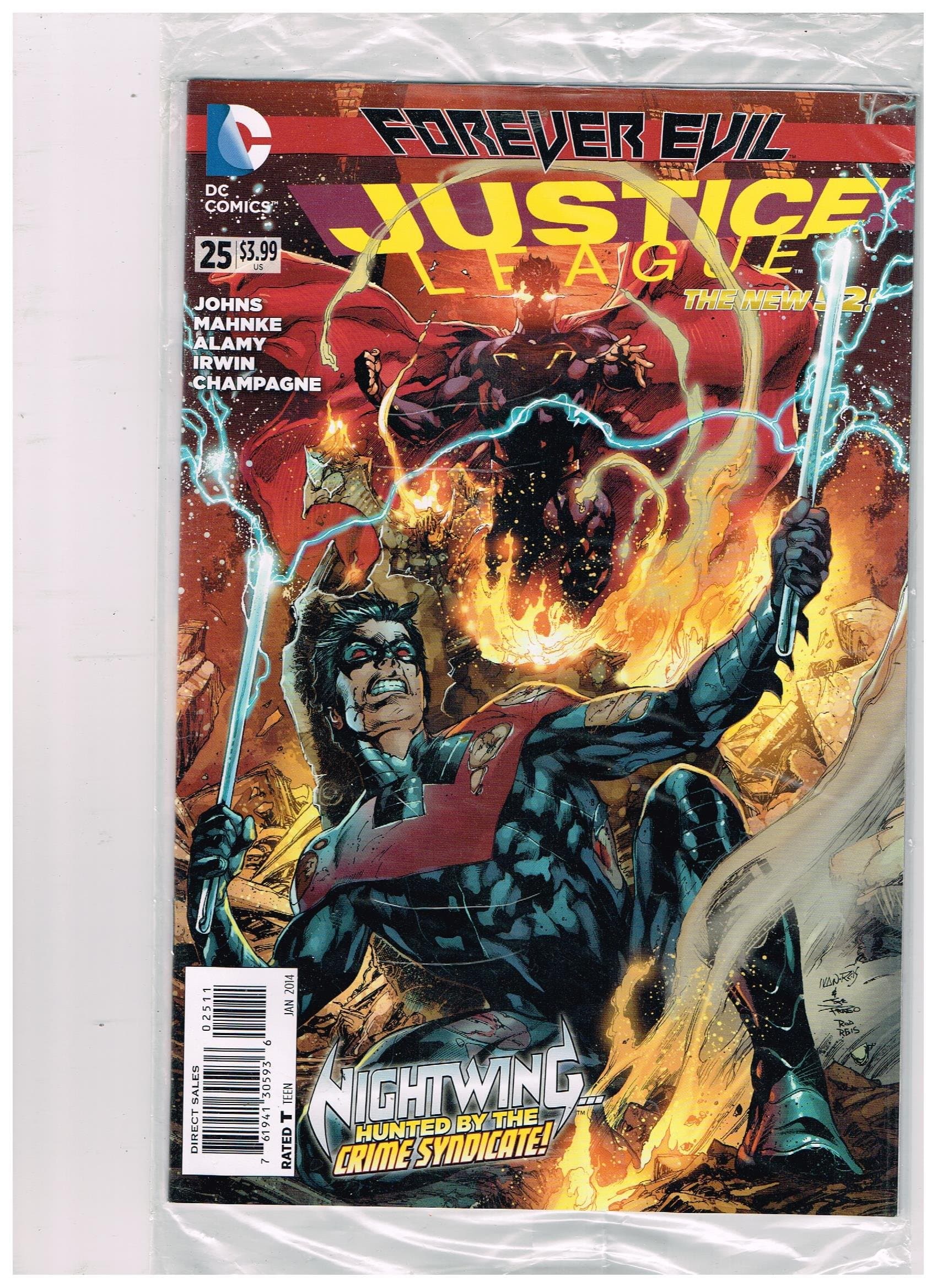 J.L. #25 DC Comic (Jan 2014) The New 52 Unknown Binding