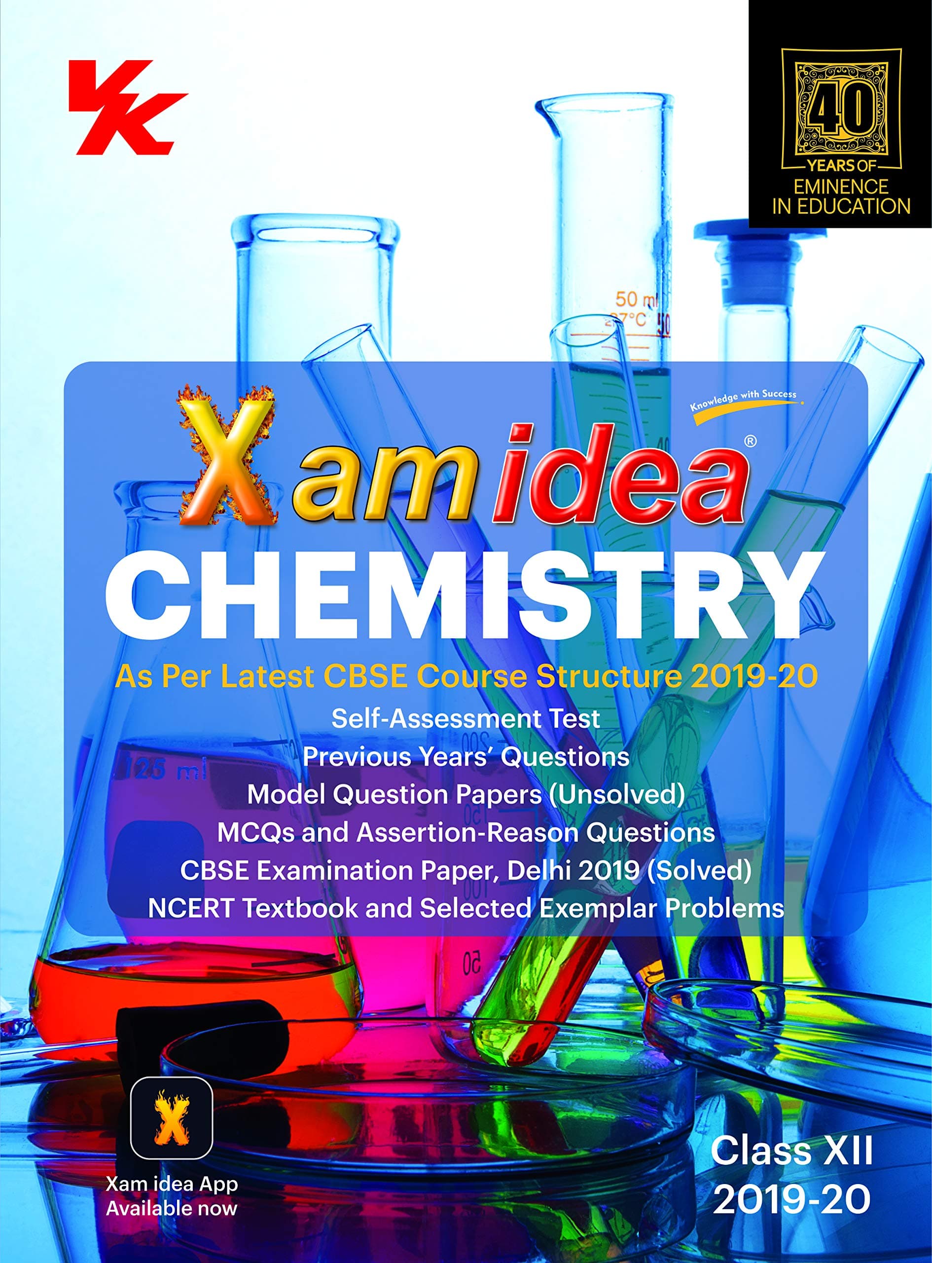 Xam Idea Chemistry For Cbse Class 12- 2020 Exam Paperback – 1 January 2019