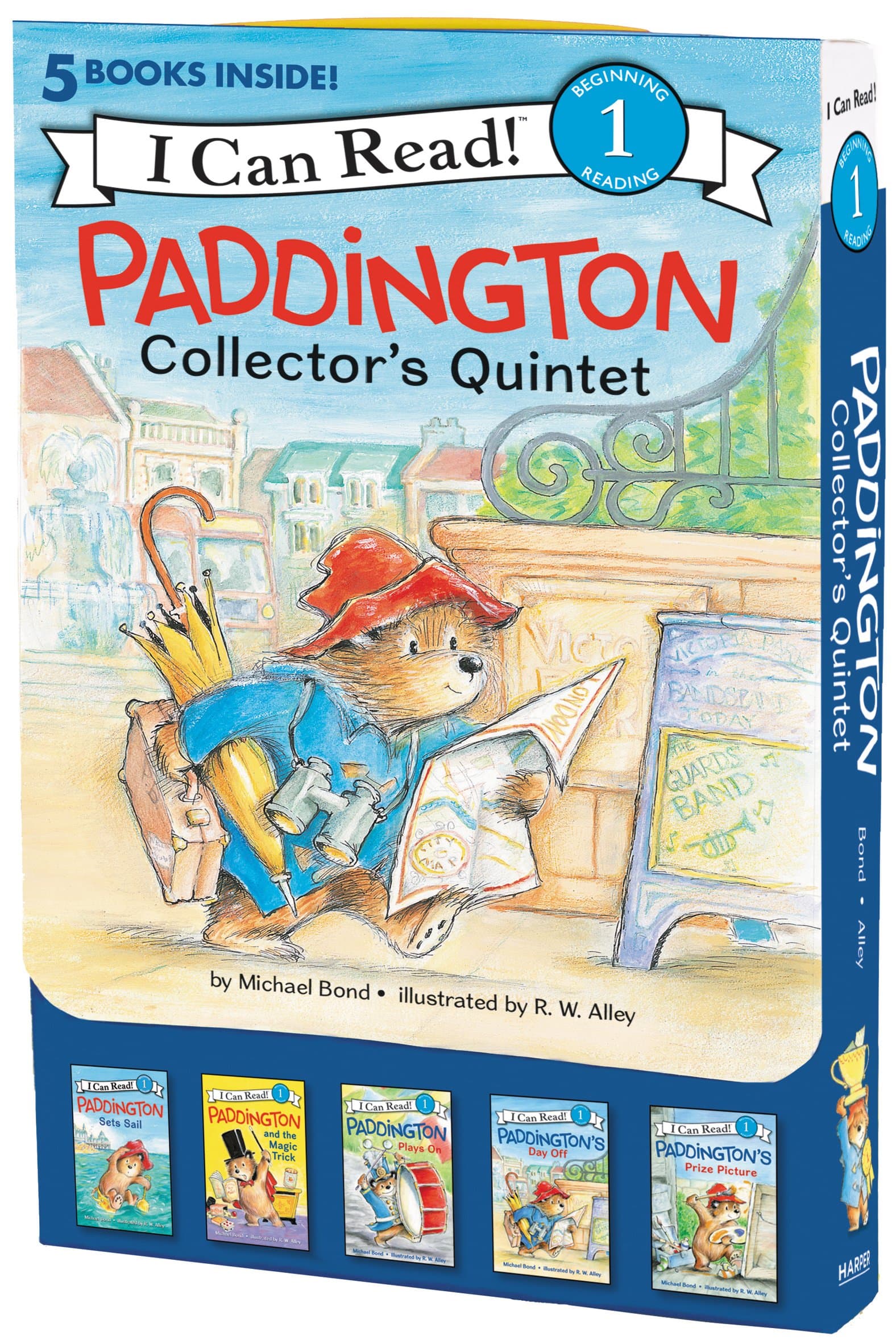 Paddington Collector's Quintet: 5 Fun-Filled Stories in 1 Box! (I Can Read Level 1) Paperback – Illustrated, 2 Jan. 2018