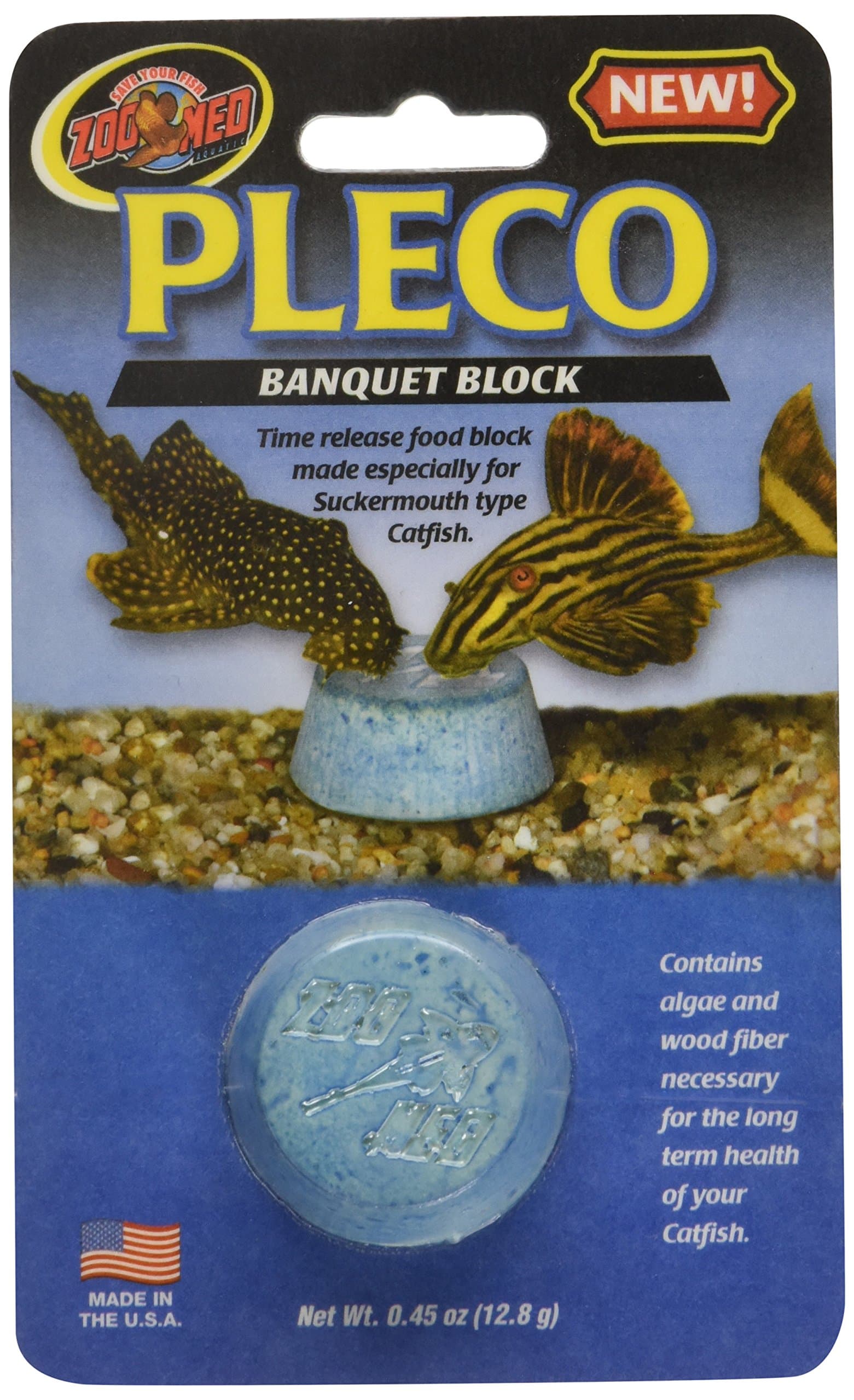 Labs Feeder Pleco Banquet Food Block Regular Sucker Mouth Type Catfish