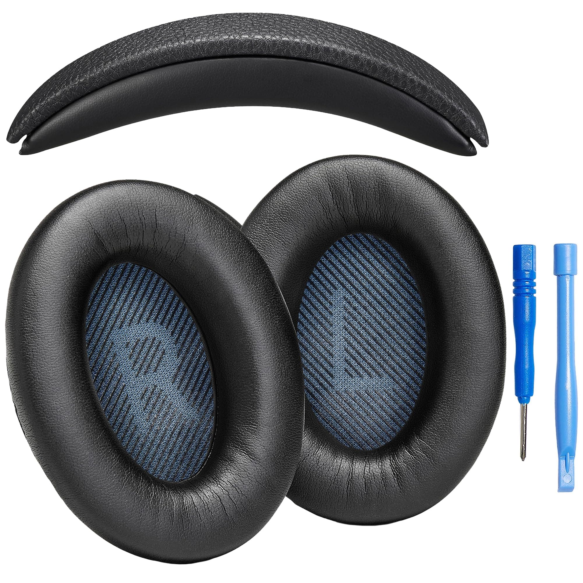 Premium Replacement SoundLink AE2 Ear Pads and SoundLink AE2 Headband pad Cushion Compatible with Bose SoundLink Around-Ear 2 / Bose Soundlink AE2 Headphones (SLAE2 Combo Black)
